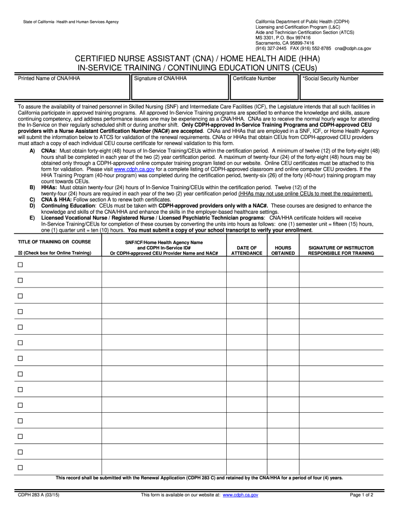 Cna Inservice Hours Form: Fill Out &amp;amp; Sign Online | Dochub intended for Free Printable Cna Inservices