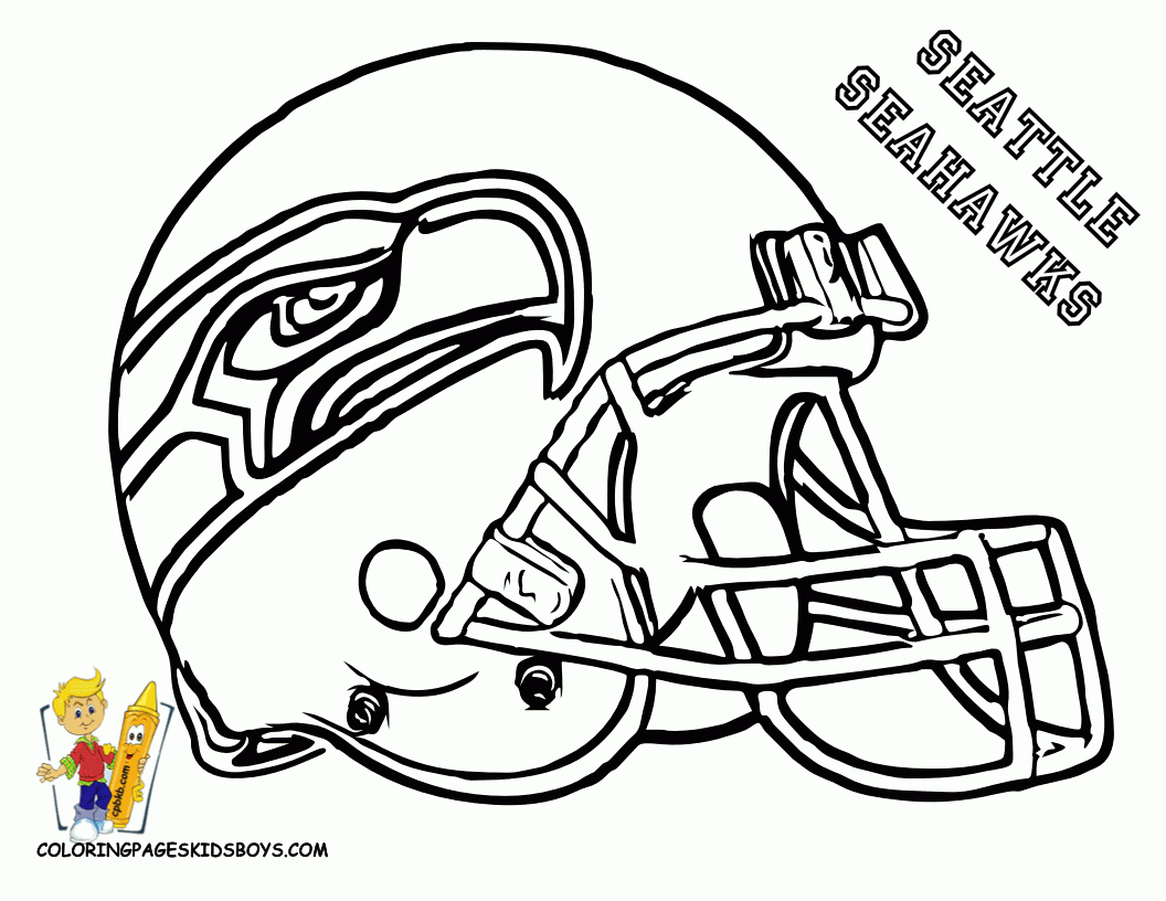 Coloring Page | Football Coloring Pages, Seahawks Colors, Seahawks throughout Free Printable Seahawks Coloring Pages