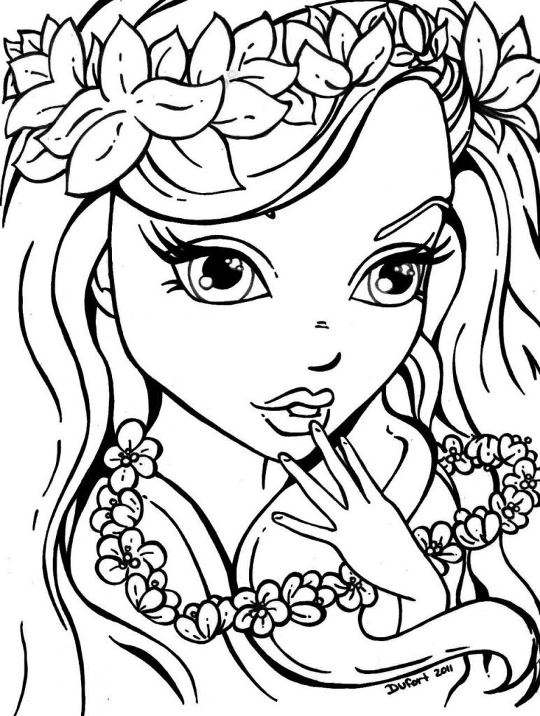 Coloring Pages For Girls - Best Coloring Pages For Kids | Mermaid regarding Free Printable Coloring Pages for Girls