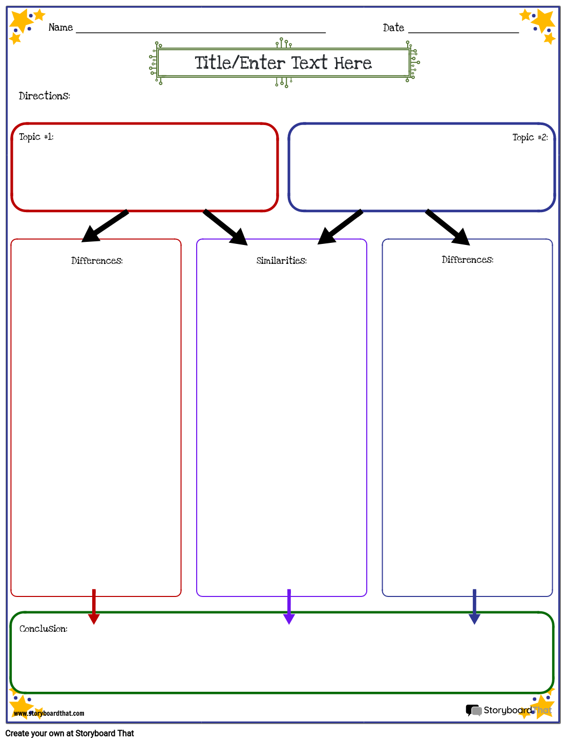 Compare And Contrast Templates — Compare And Contrast Chart with regard to Free Printable Compare and Contrast Graphic Organizer