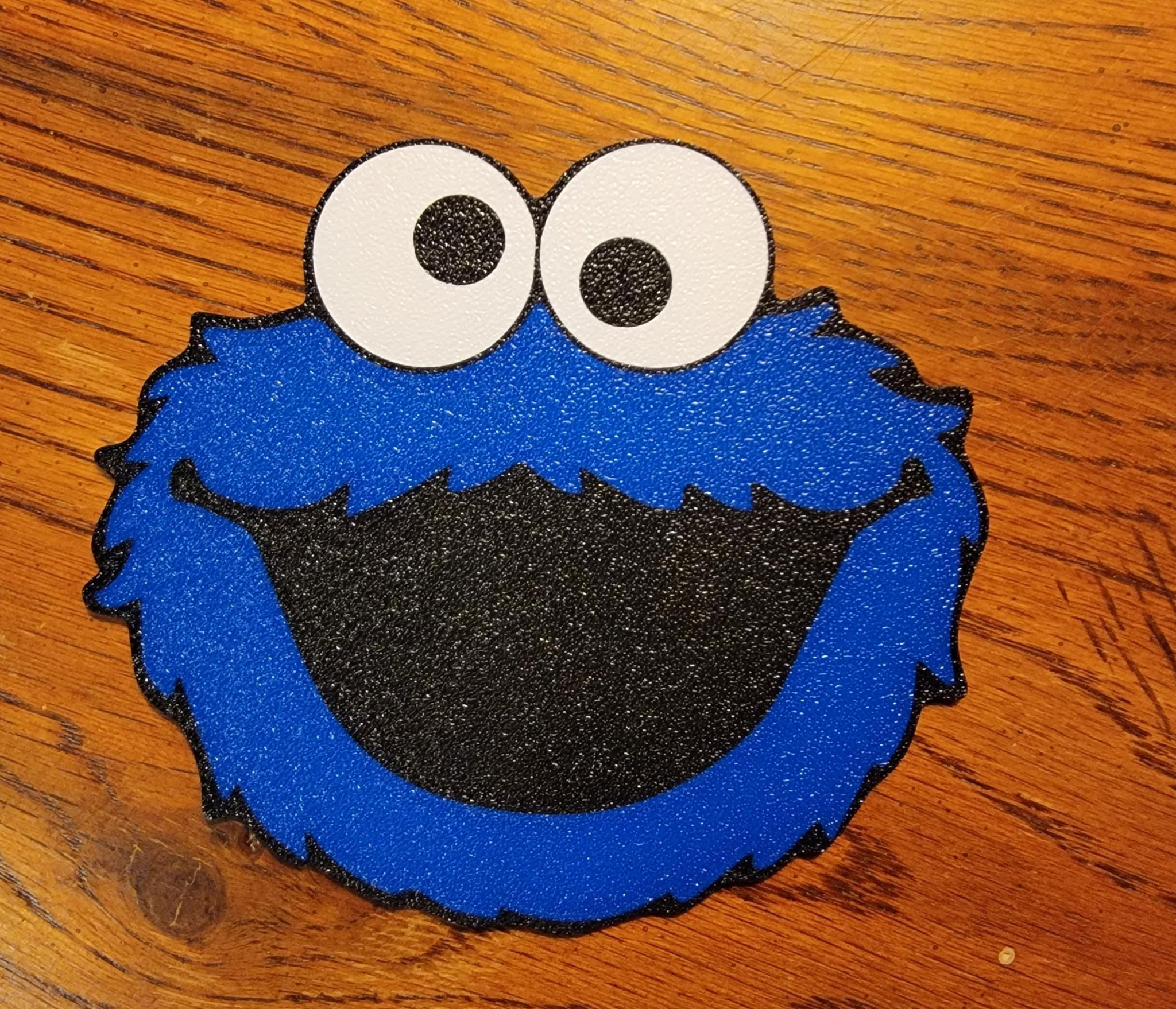 Cookie Monster Face, Multi Material, Sesame Street intended for Free Printable Cookie Monster Face