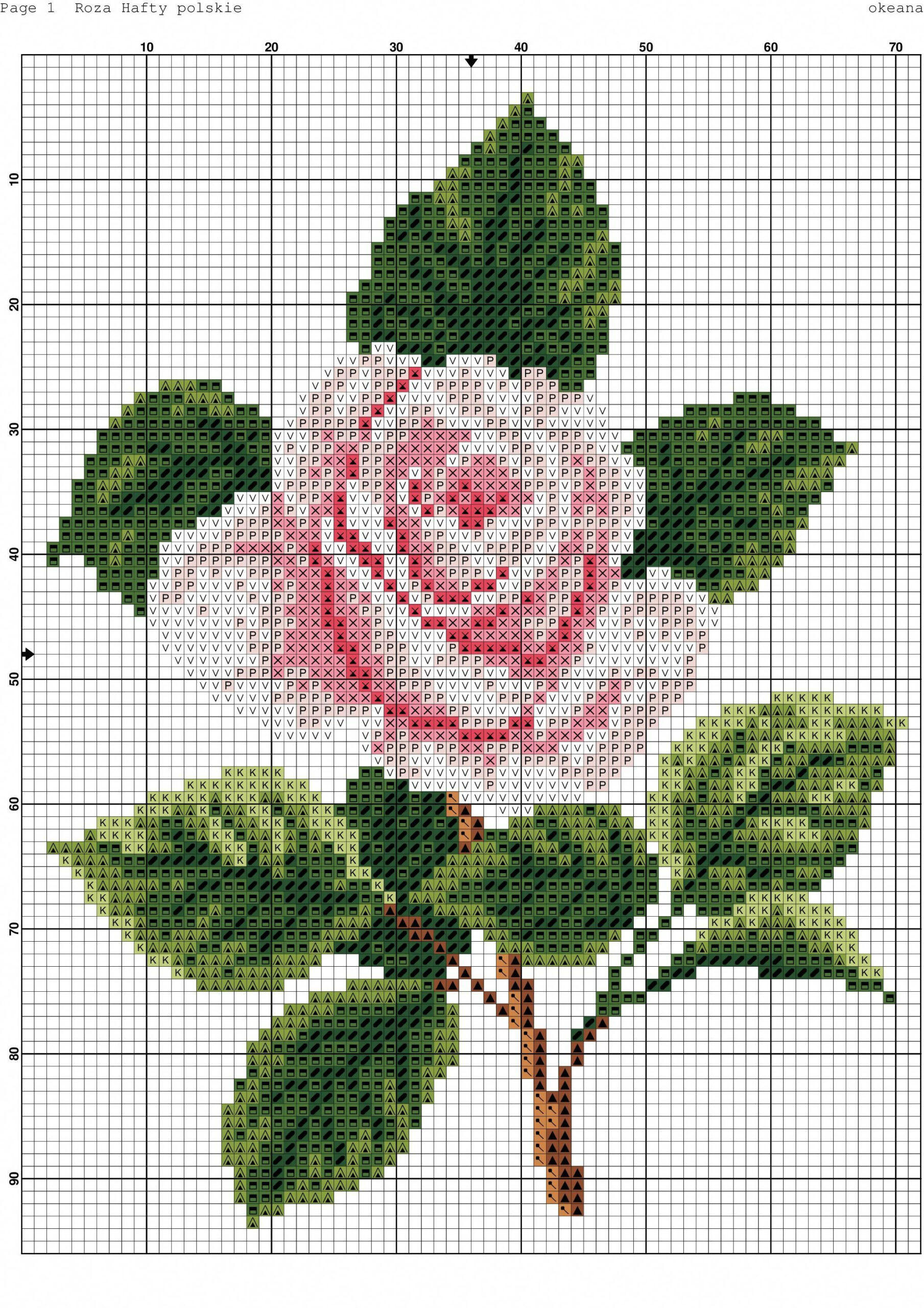 Counted Cross Stitch Patterns Free Printable #Countedcrossstitches intended for Free Printable Cross Stitch Patterns Flowers