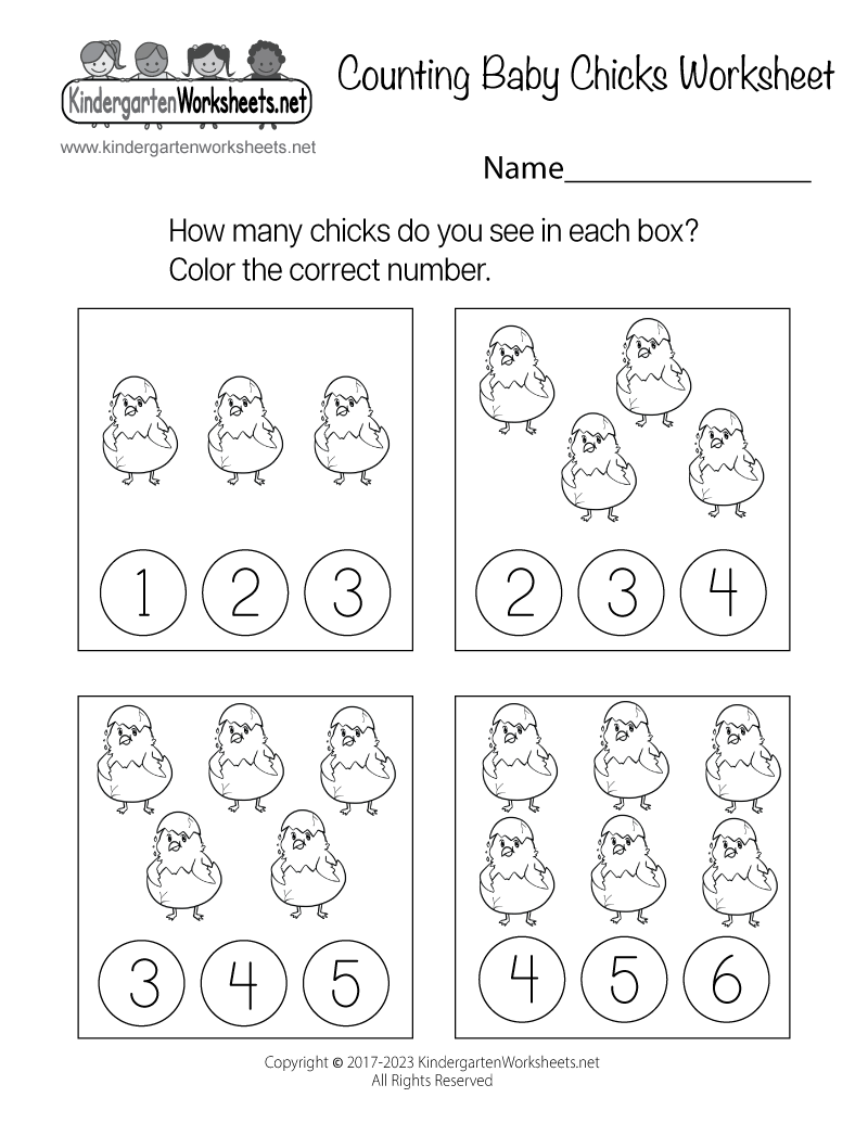 Counting Baby Chicks Worksheet - Free Printable, Digital, &amp;amp; Pdf with regard to Free Printable Counting Worksheets