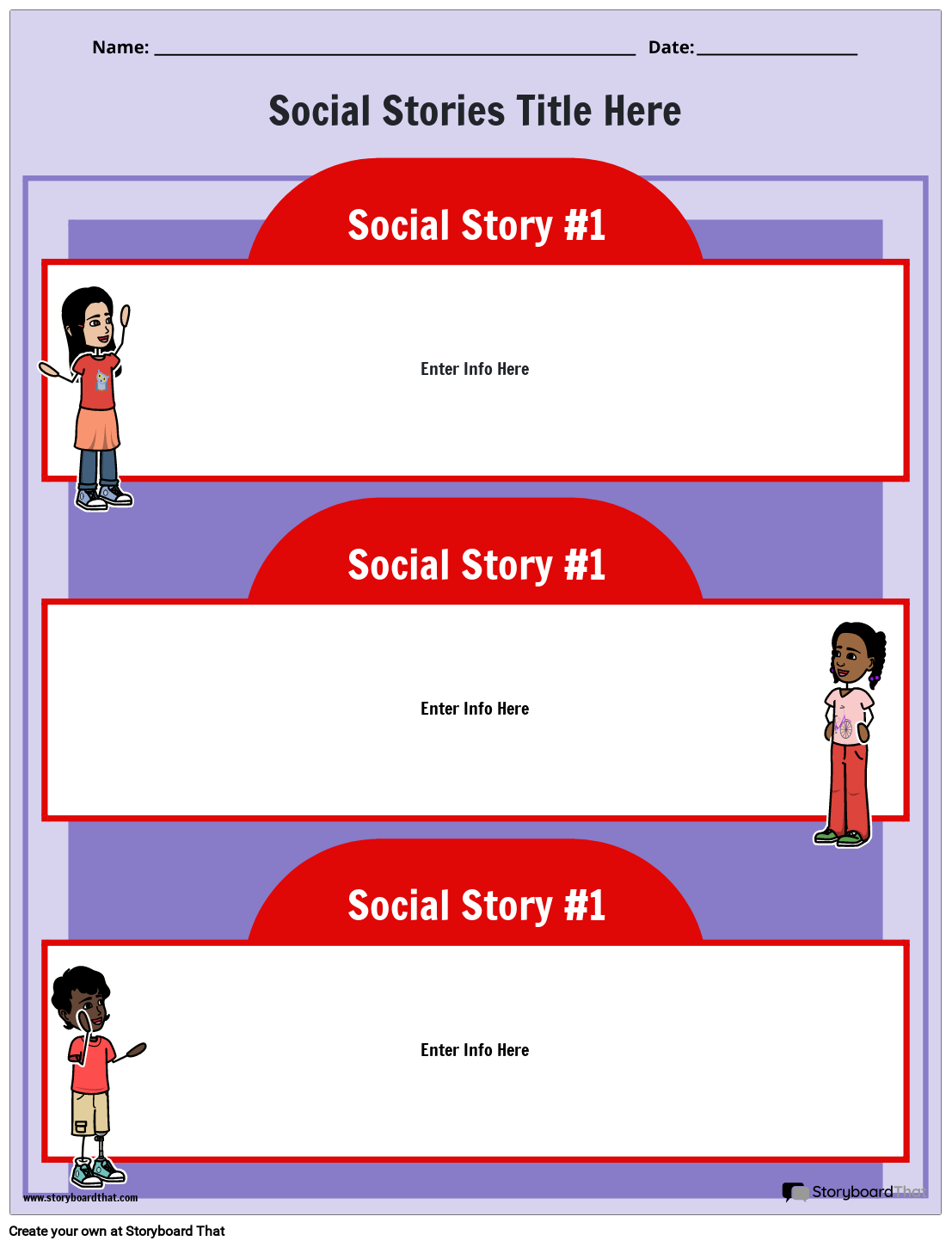 Create Custom Social Stories Templates | Free And Printable in Free Printable Social Stories