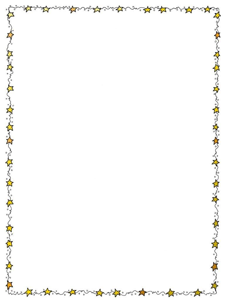 Create Stunning Star Borders With Our Free Printable Clipart throughout Free Printable Star Border Paper