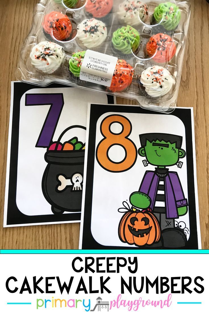 Creepy Cake Walk Numbers For Halloween Carnival intended for Free Printable Cake Walk Numbers