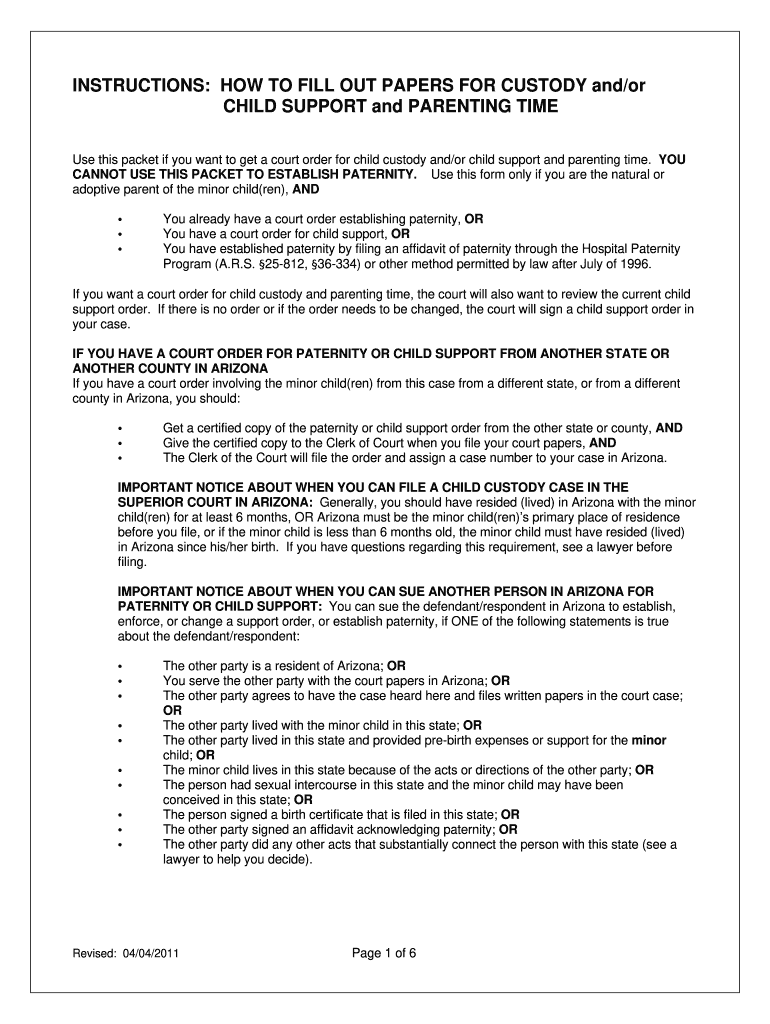 Custody Papers: Fill Out &amp;amp; Sign Online | Dochub pertaining to Free Printable Child Custody Papers