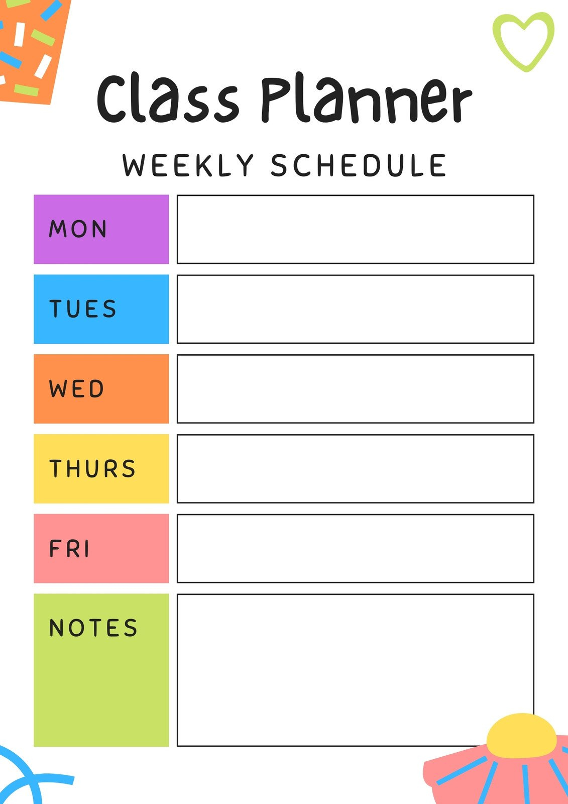 Customize 447+ Student Planner Templates Online - Canva regarding Free Printable School Agenda Templates