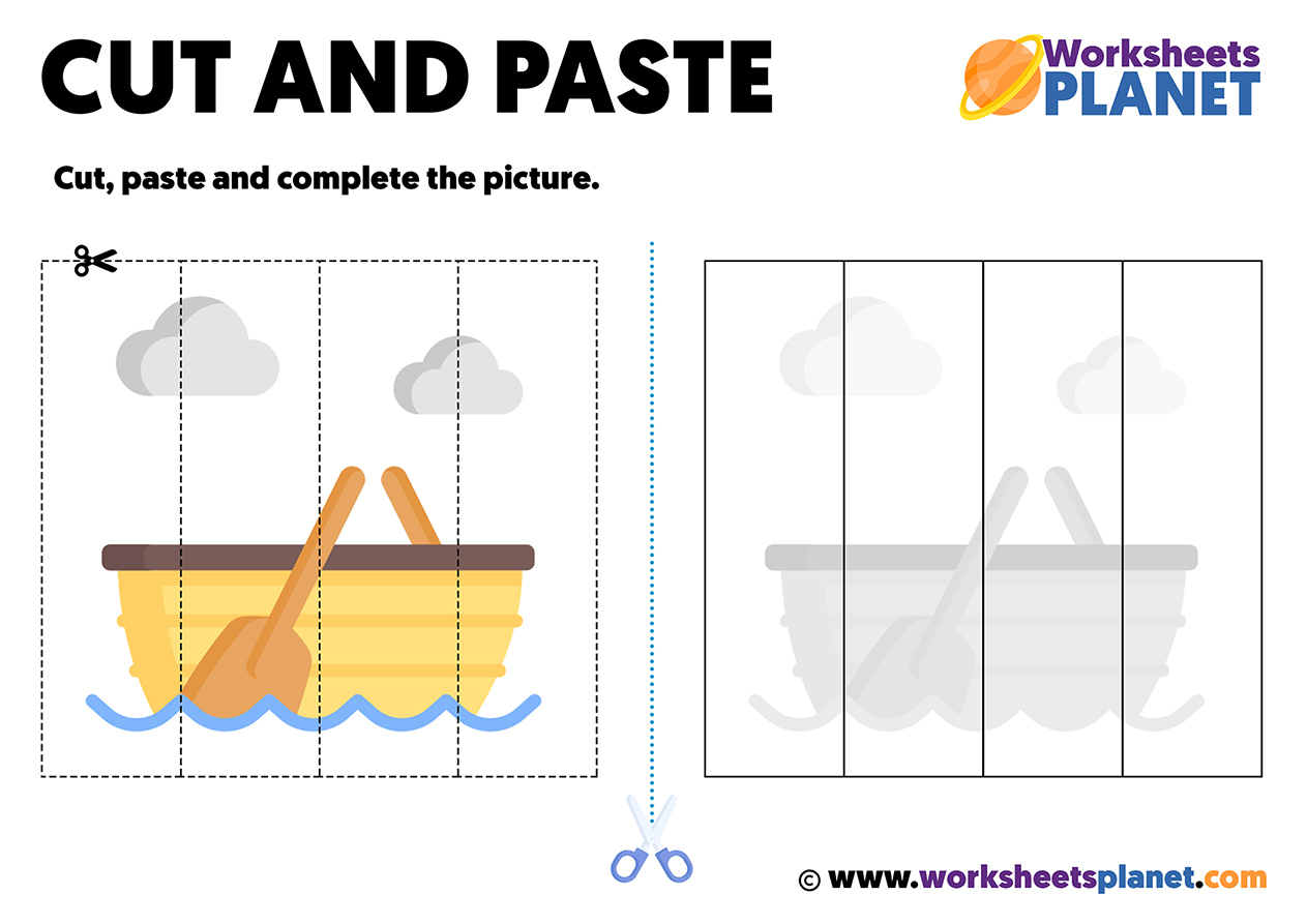Cut And Paste Printable Worksheets For Kids | Ready To Print throughout Free Printable Kindergarten Worksheets Cut And Paste