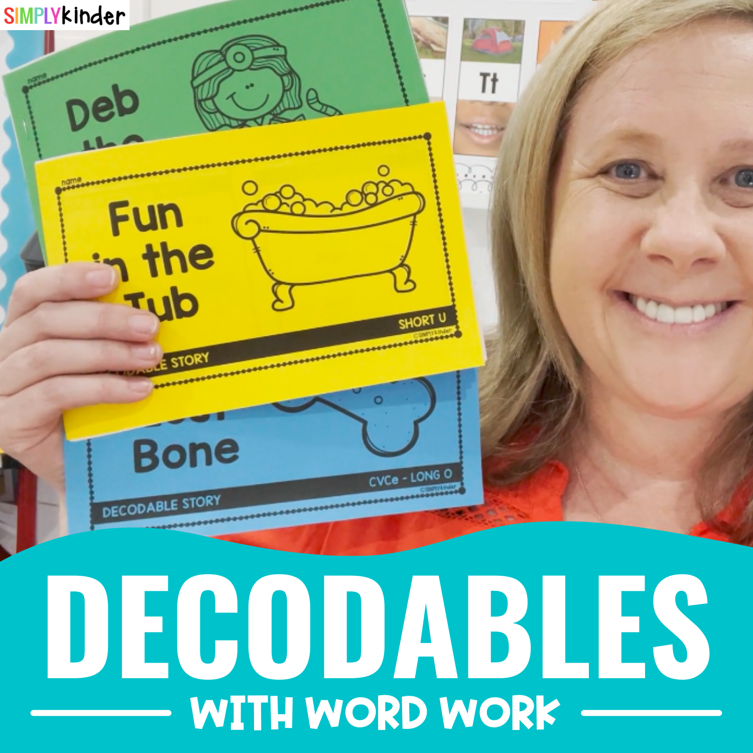 Decodable Readers For Kindergarten - Simply Kinder throughout Free Printable Decodable Books for Kindergarten