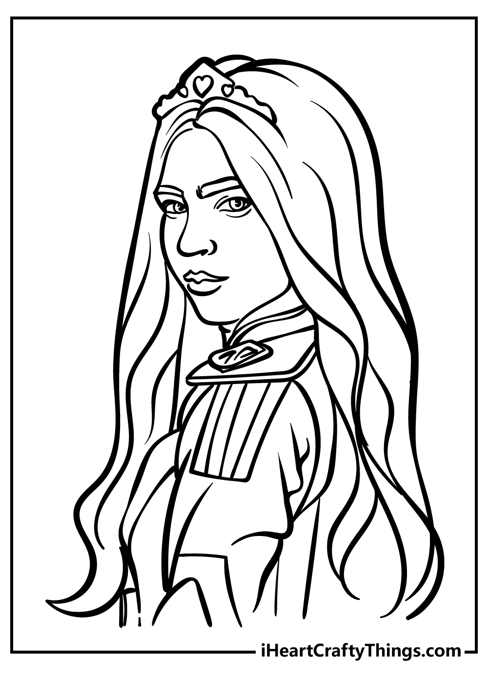 Descendants Coloring Pages (100% Free Printables) in Free Printable Descendants Coloring Pages