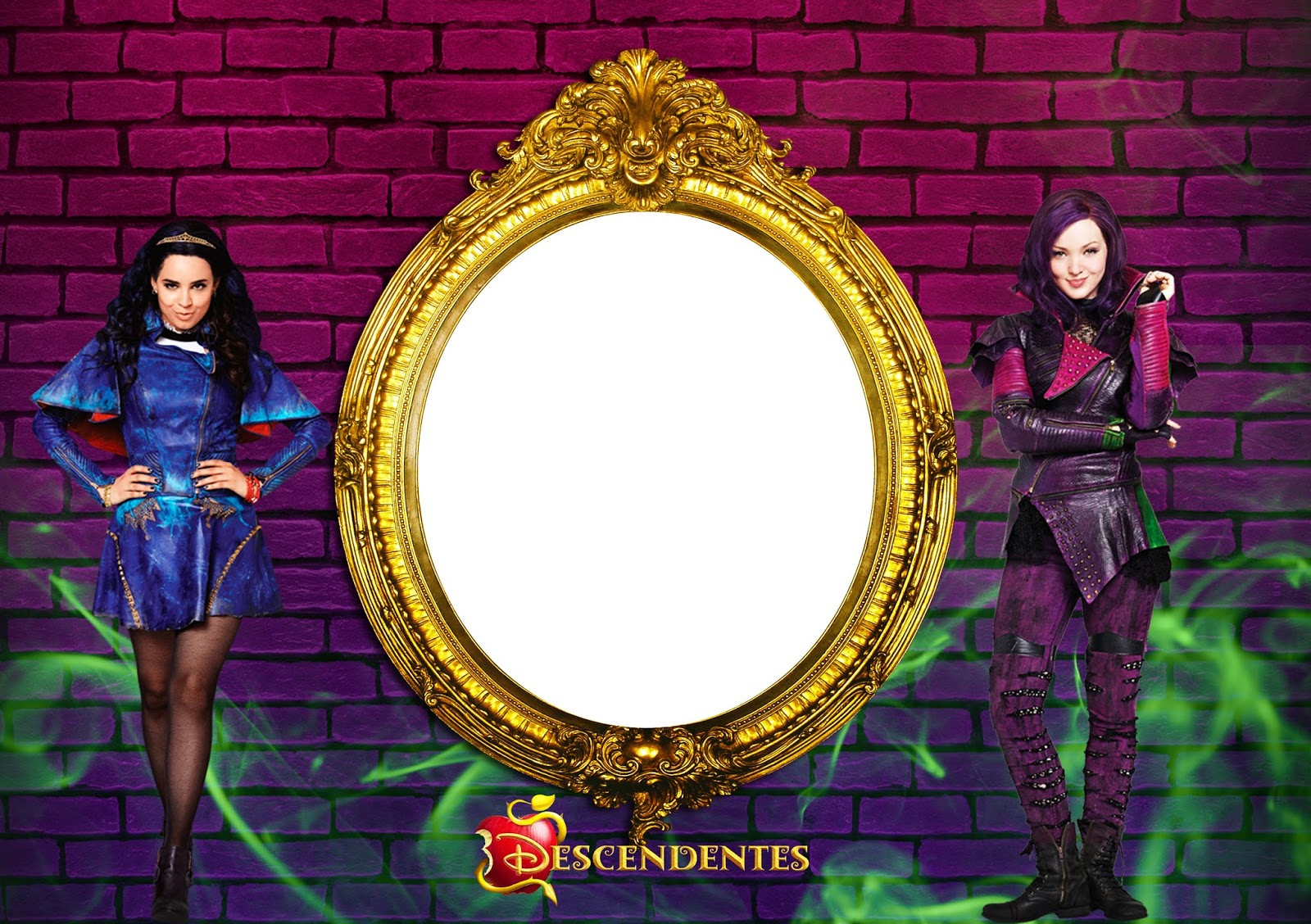 Descendants Party: Free Printable Invitations. - Oh My Fiesta! In throughout Free Printable Descendants Invitations