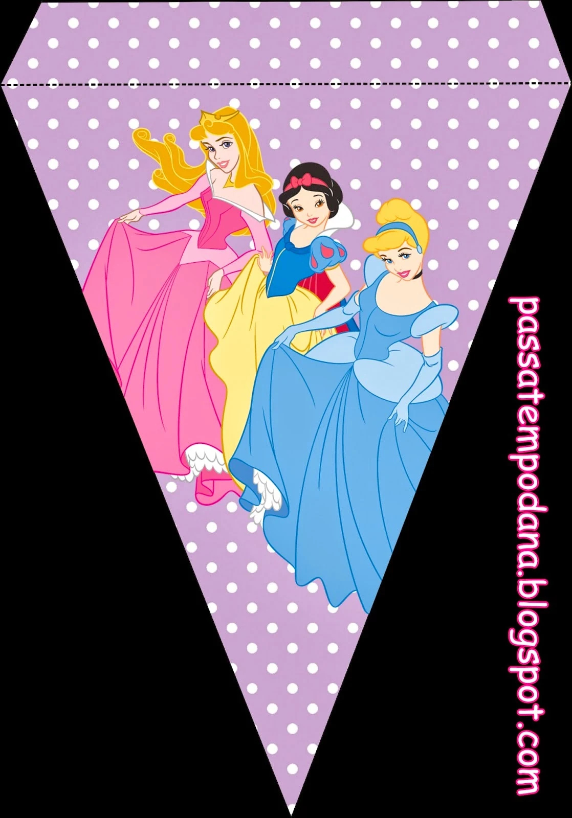 Disney Princess Birthday: Free Party Printable. - Oh My Fiesta! In intended for Free Printable Princess Birthday Banner