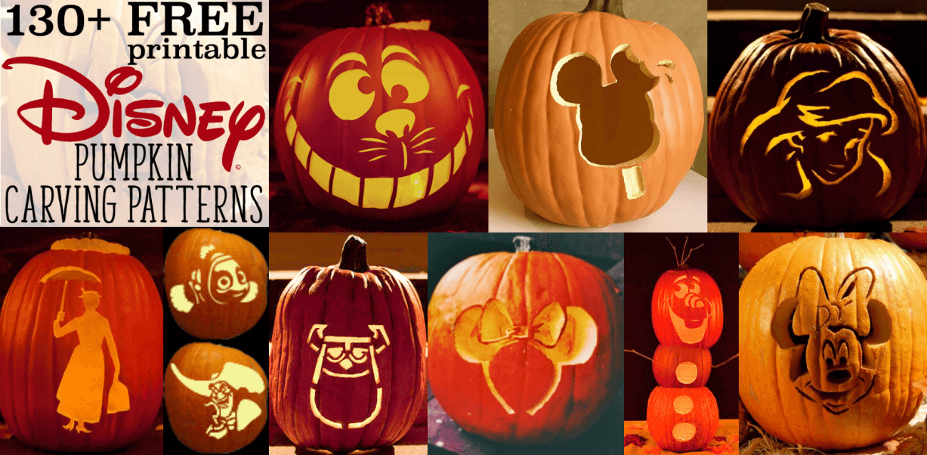 Disney Pumpkin Stencils: Over 150 Printable Pumpkin Patterns with Free Printable Toy Story Pumpkin Carving Patterns