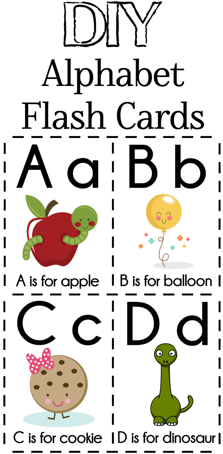 Diy Alphabet Flash Cards Free Printable - Extreme Couponing Mom within Free Printable Flash Cards