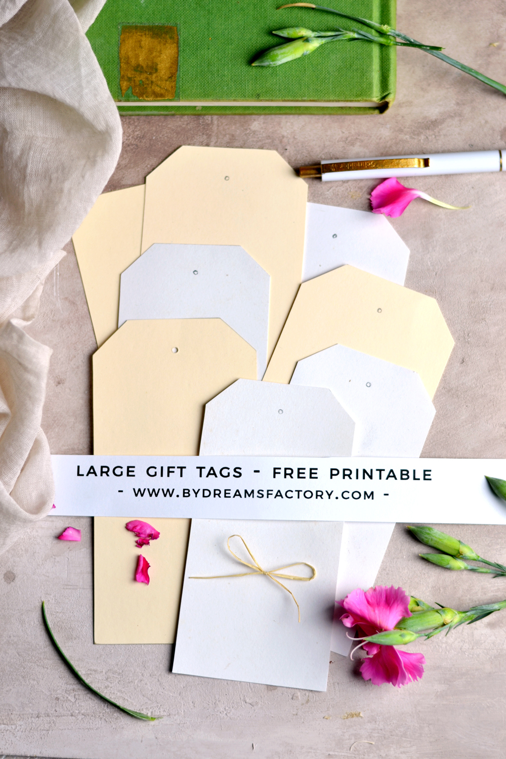 Diy Large Gift Tags - Free Printable! - Dreams Factory for Diy Gift Tags Free Printable