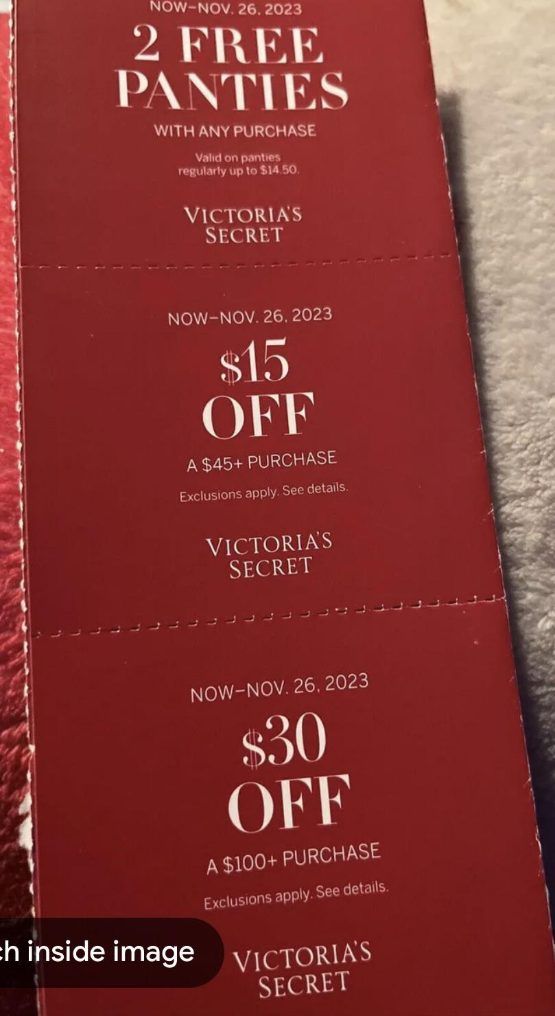 Does Anyone Have An Extra Coupon? Pretty Please 🙏✨ : R with Free Printable Coupons Victoria Secret