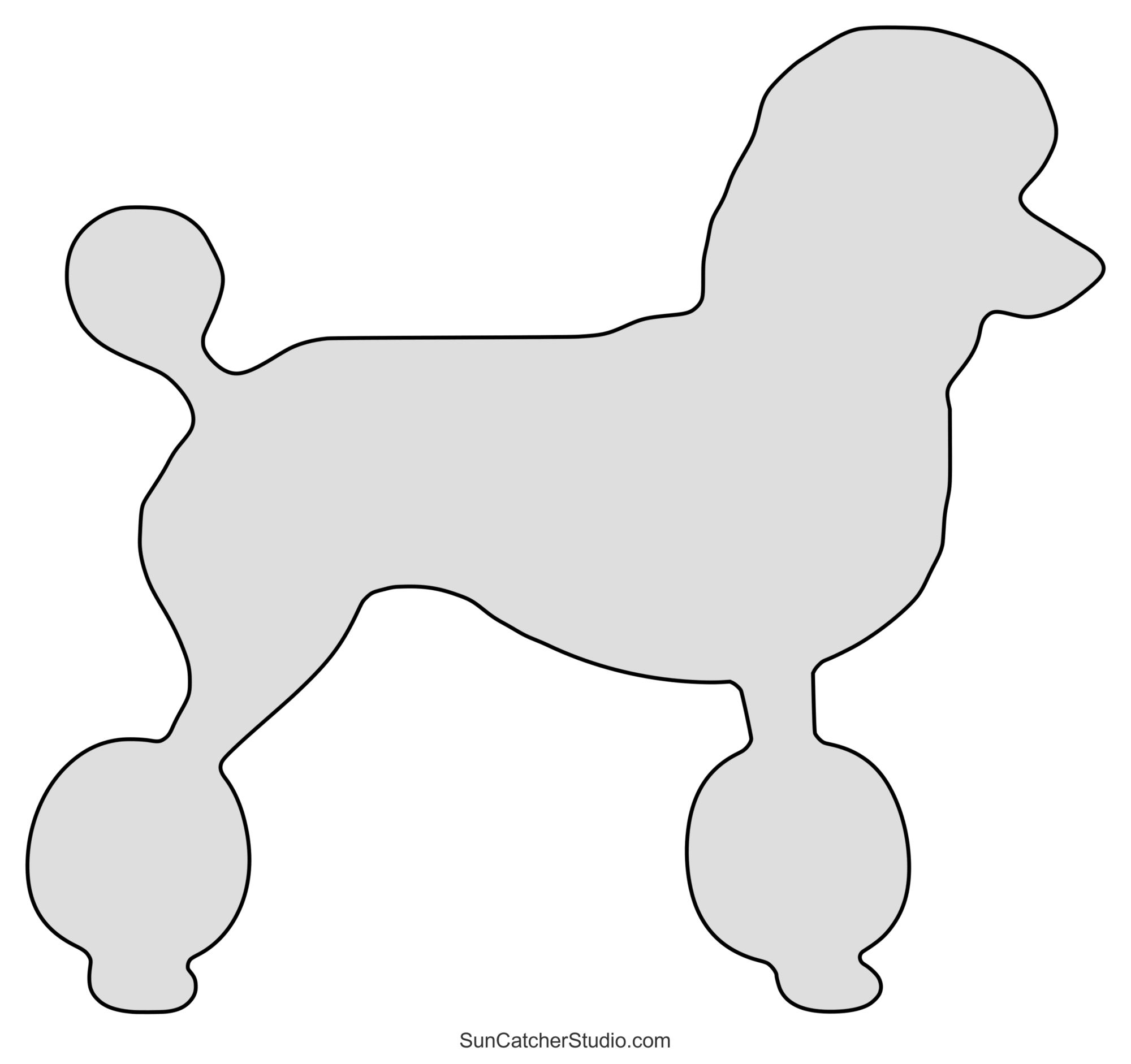 Dog Patterns, Templates, Silhouettes (Free Jpg, Png, Svg) – Diy inside Free Printable Dog Silhouettes