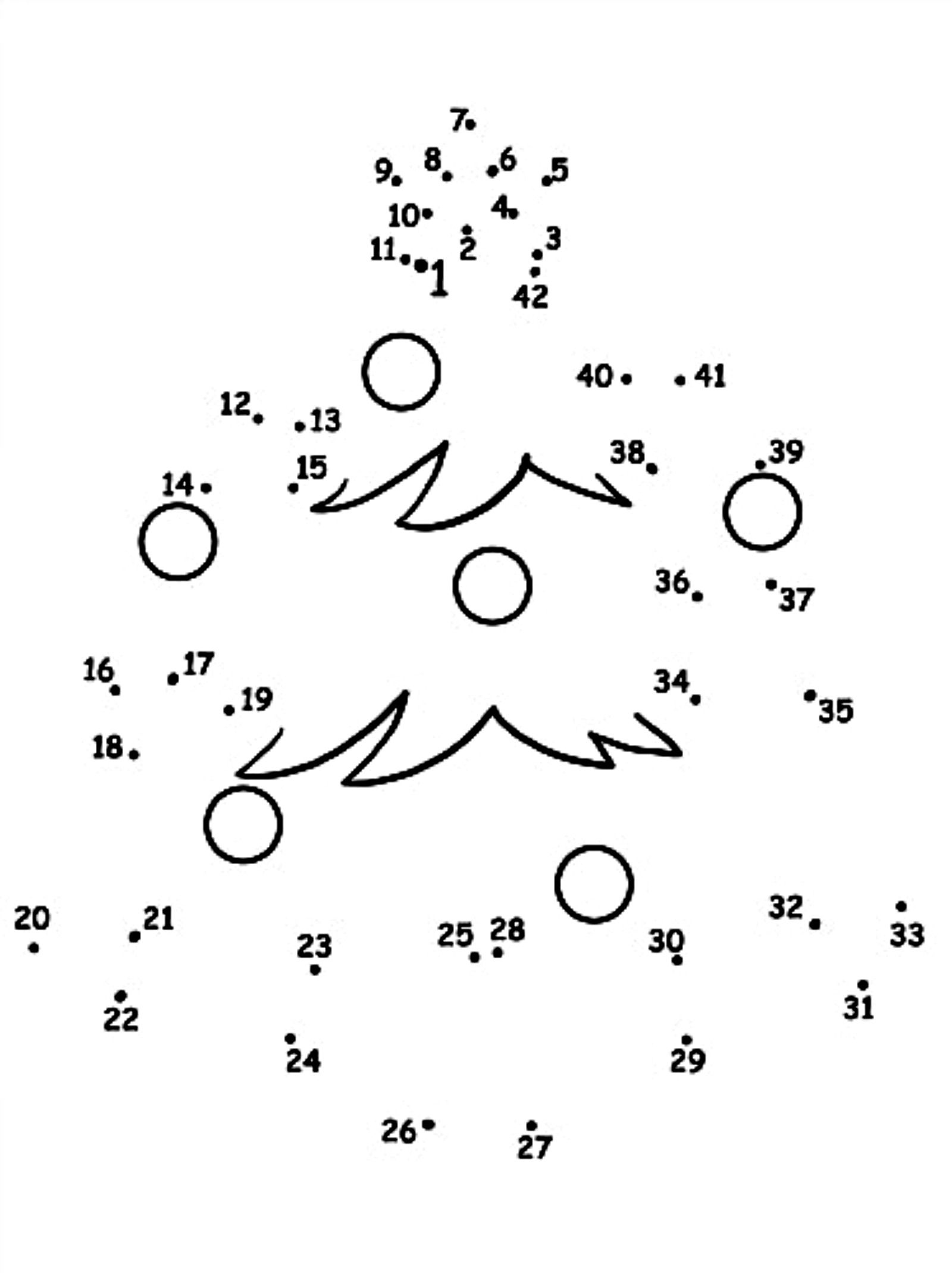 Dot To Dot Christmas Printables intended for Free Christmas Connect the Dots Worksheets Printable