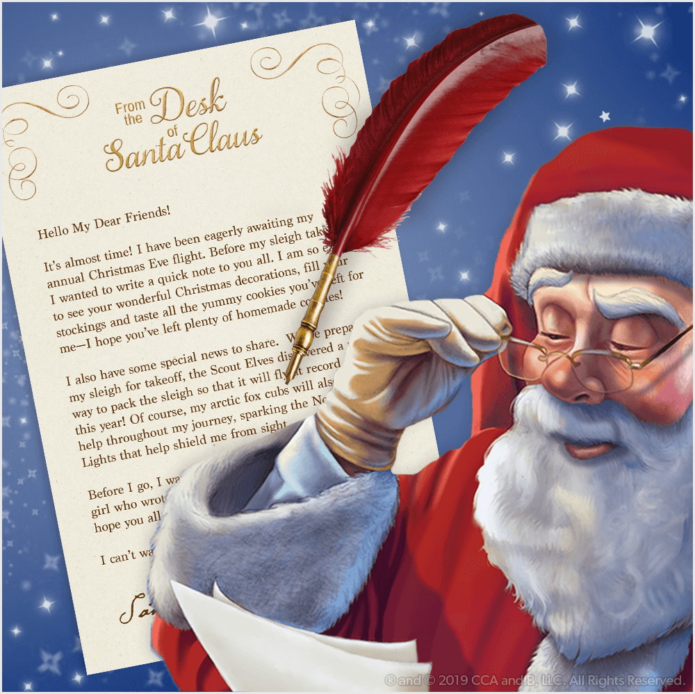 Download A Free, Printable Letter From Santa | The Elf On The Shelf in Free Printable Christmas Letters From Santa