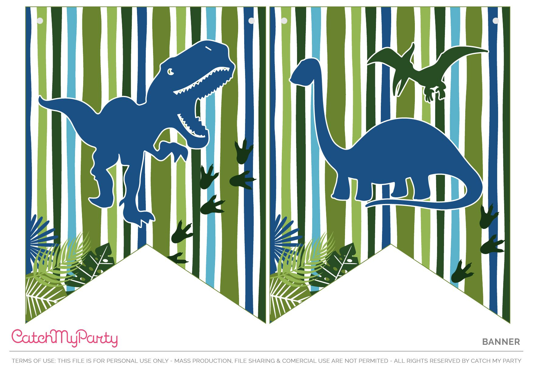 Download These Free Dinosaur Birthday Party Printables Now inside Free Printable Dinosaur Birthday Banner