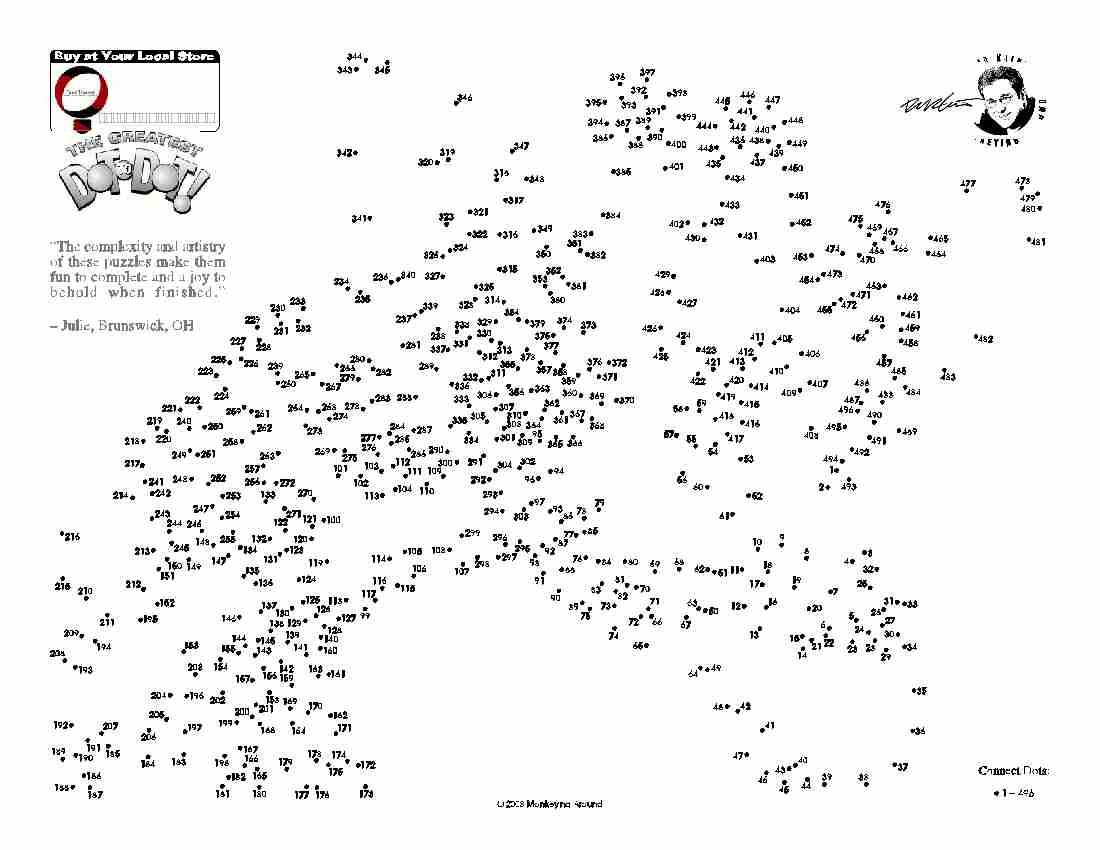 Downloadable Dot-To-Dot Puzzles | Dot To Dot Puzzles, Hard Dot To inside Dot To-Dot Free Printables