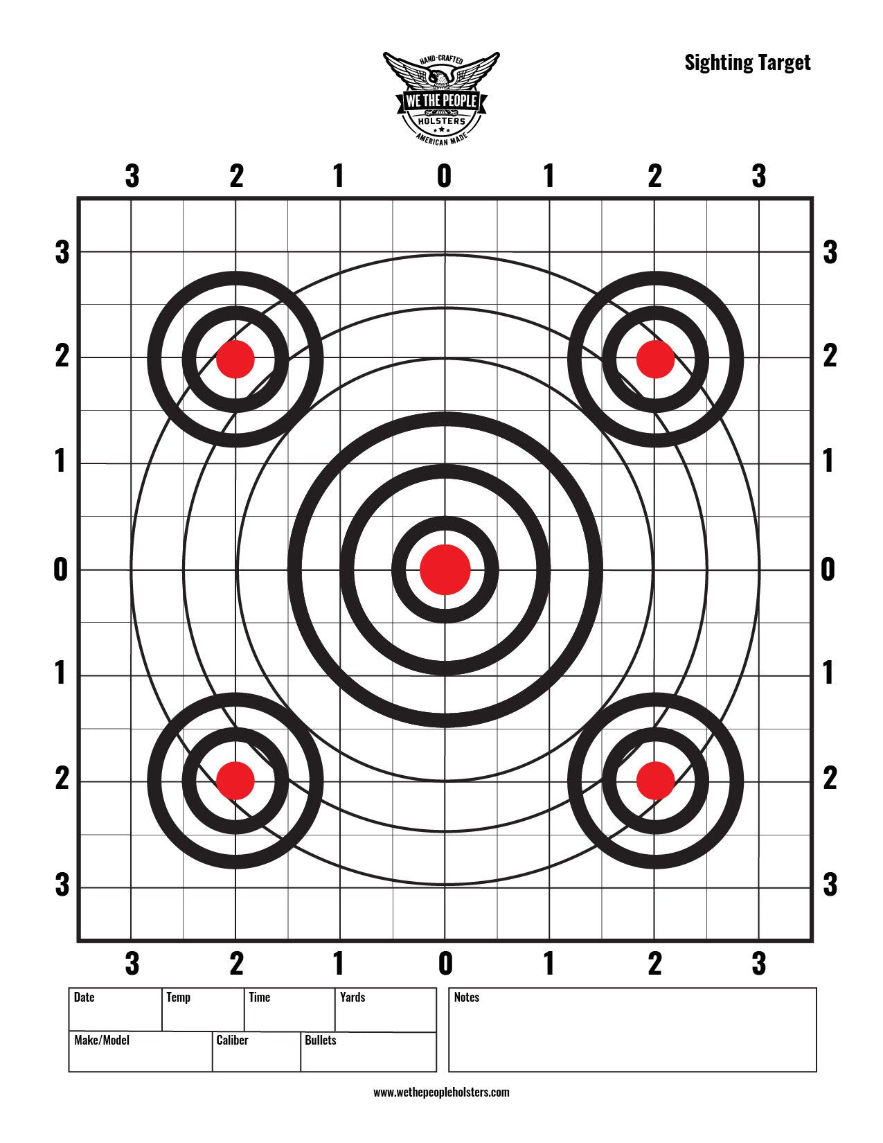 Downloadable Targets | Free Shooting Targets | Printable Targets for Free Printable Targets for Shooting Practice