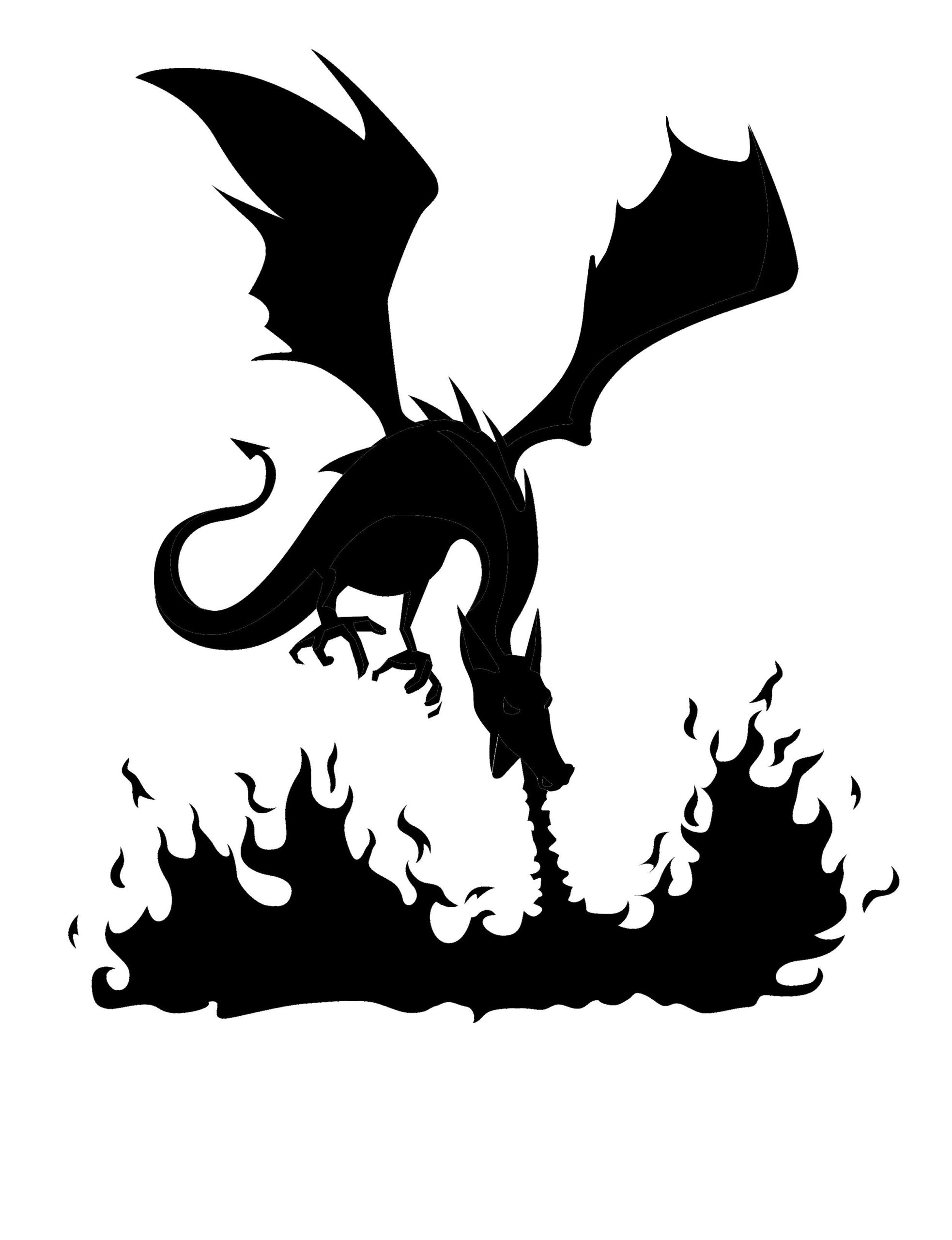 Dragon (Free Pumpkin Stencil - Pumpkin Pattern - Pumpkin Template intended for Free Printable Dragon Stencils