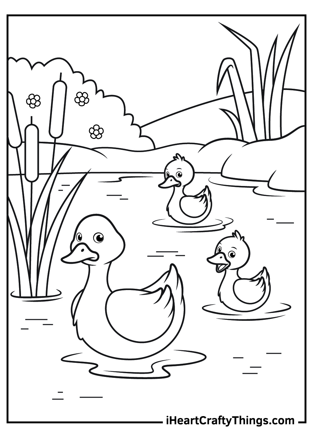 Duck Coloring Pages (100% Free Printables) intended for Free Duck Printables