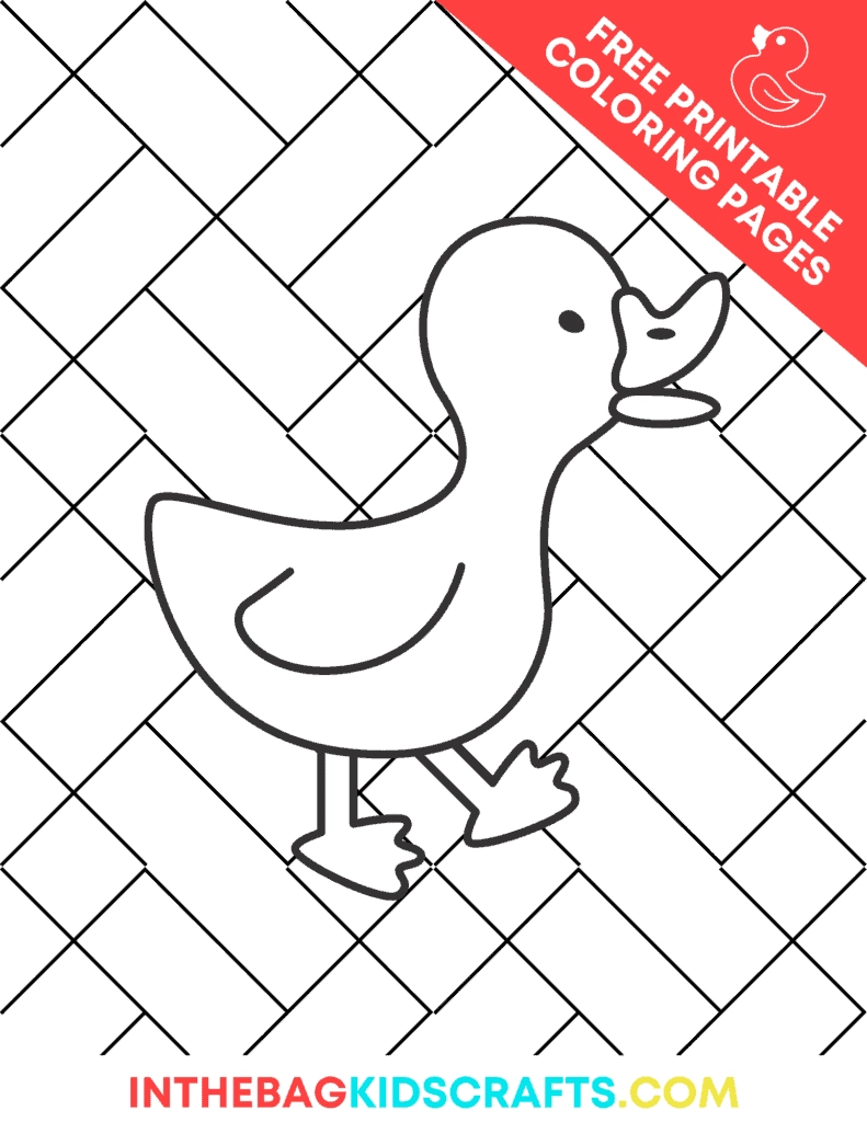 Duck Coloring Pages (Free Printables) • In The Bag Kids&amp;#039; Crafts intended for Free Duck Printables