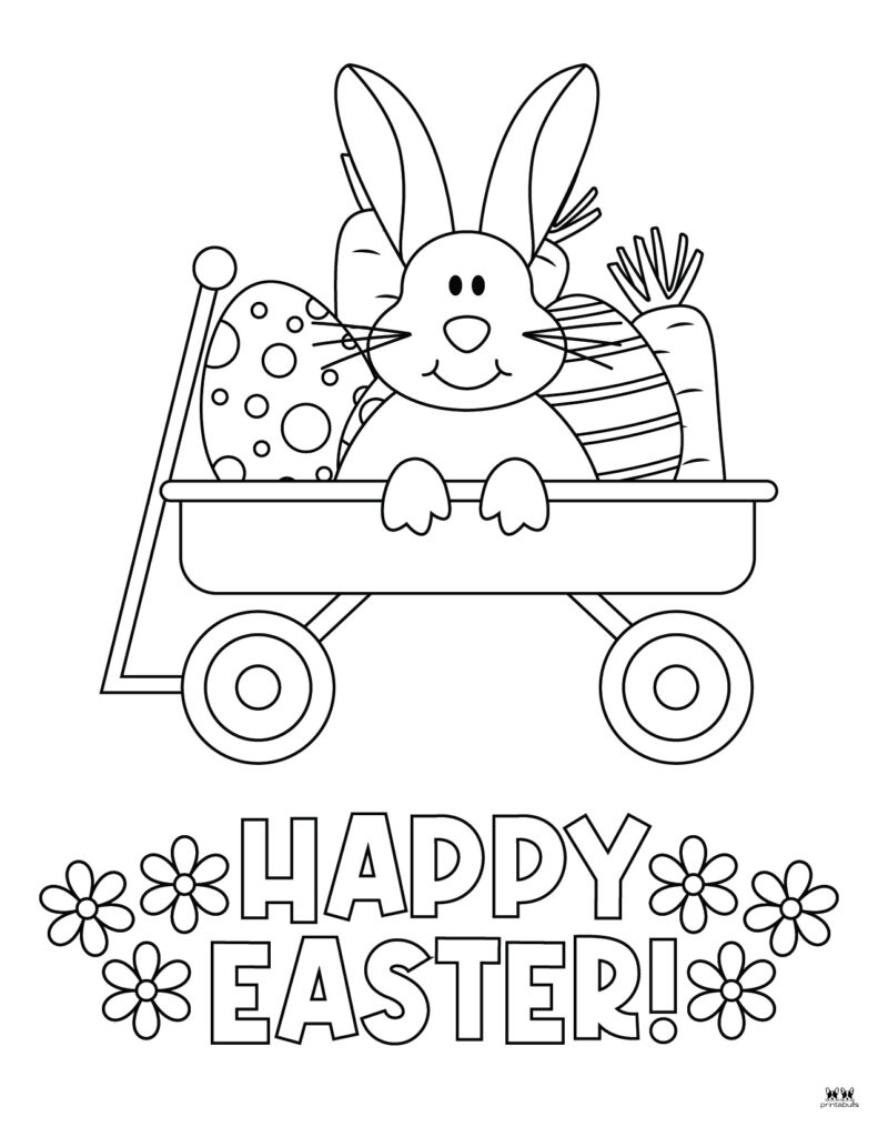 Easter Coloring Pages - 51 Free Printables | Printabulls in Free Printable Easter Pages