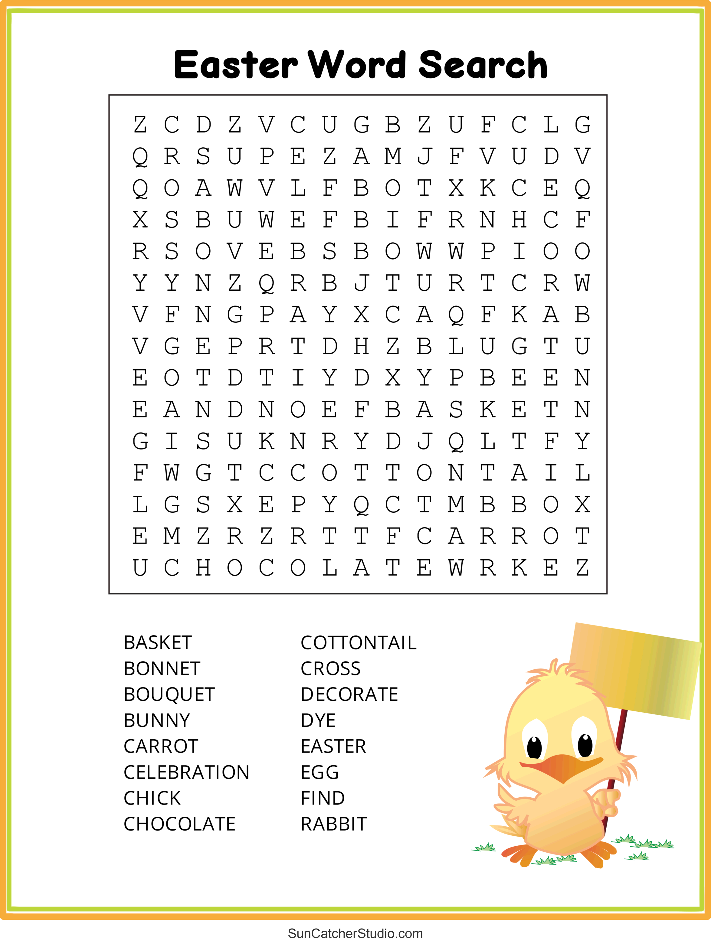 Easter Word Search (Free Printable Pdf Puzzles) – Diy Projects for Free Printable Easter Puzzles For Adults