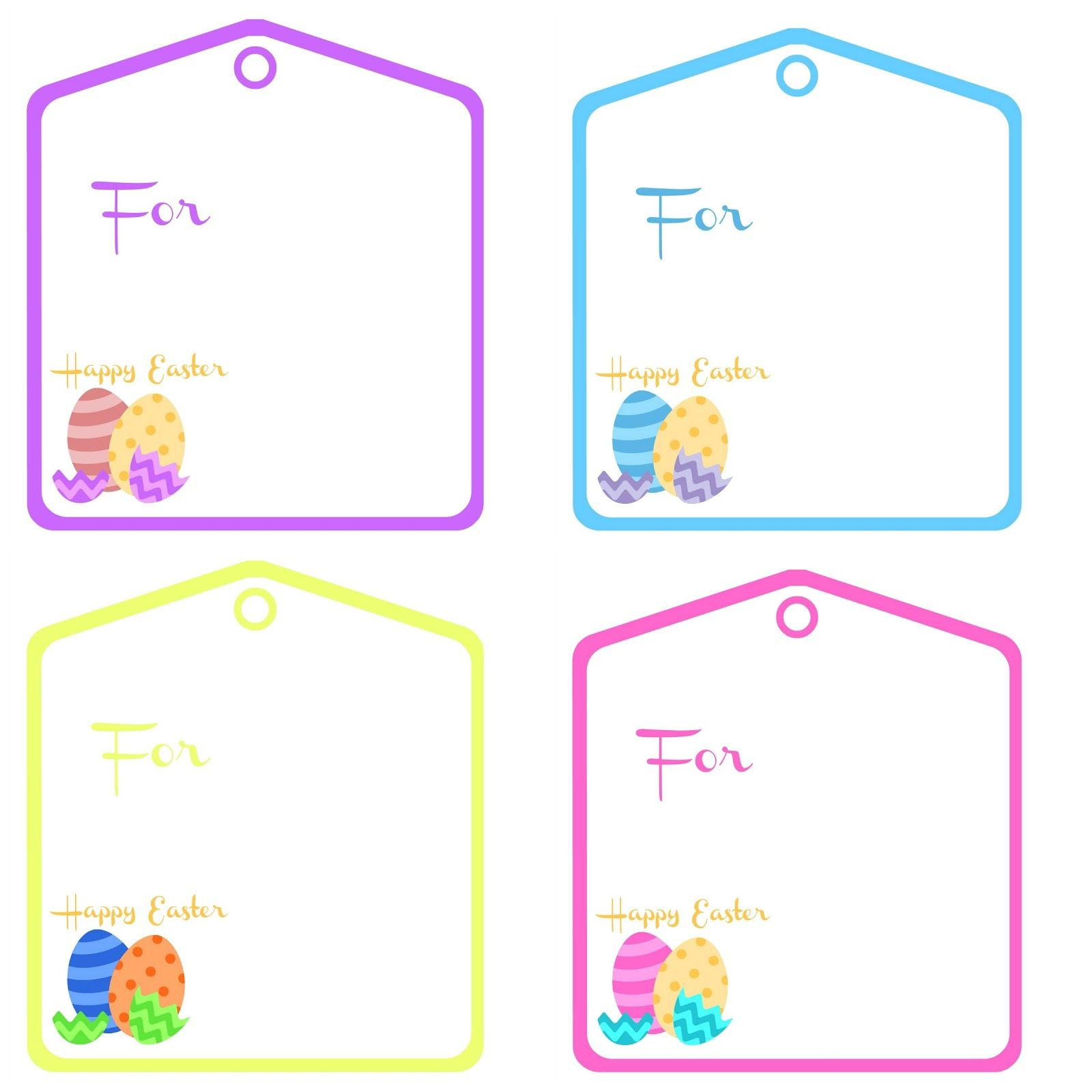 Easter+Basket+Tags+Printable | Easter Tags Free Printable, Easter intended for Free Easter Name Tags Printable