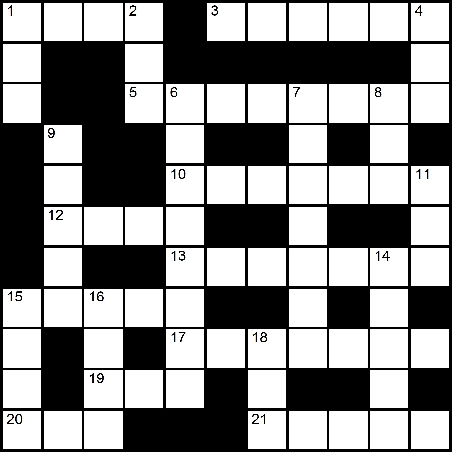 Easy Printable Crossword Puzzles for Free Printable Crossword Puzzles