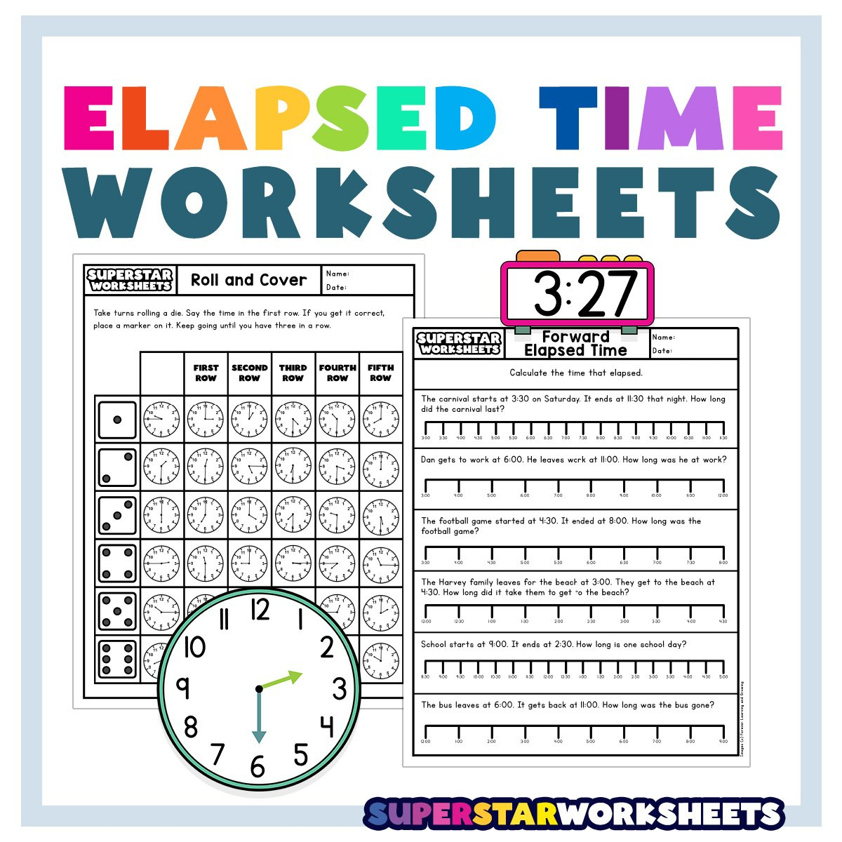 Elapsed Time Worksheets - Superstar Worksheets with regard to Elapsed Time Worksheets Free Printable