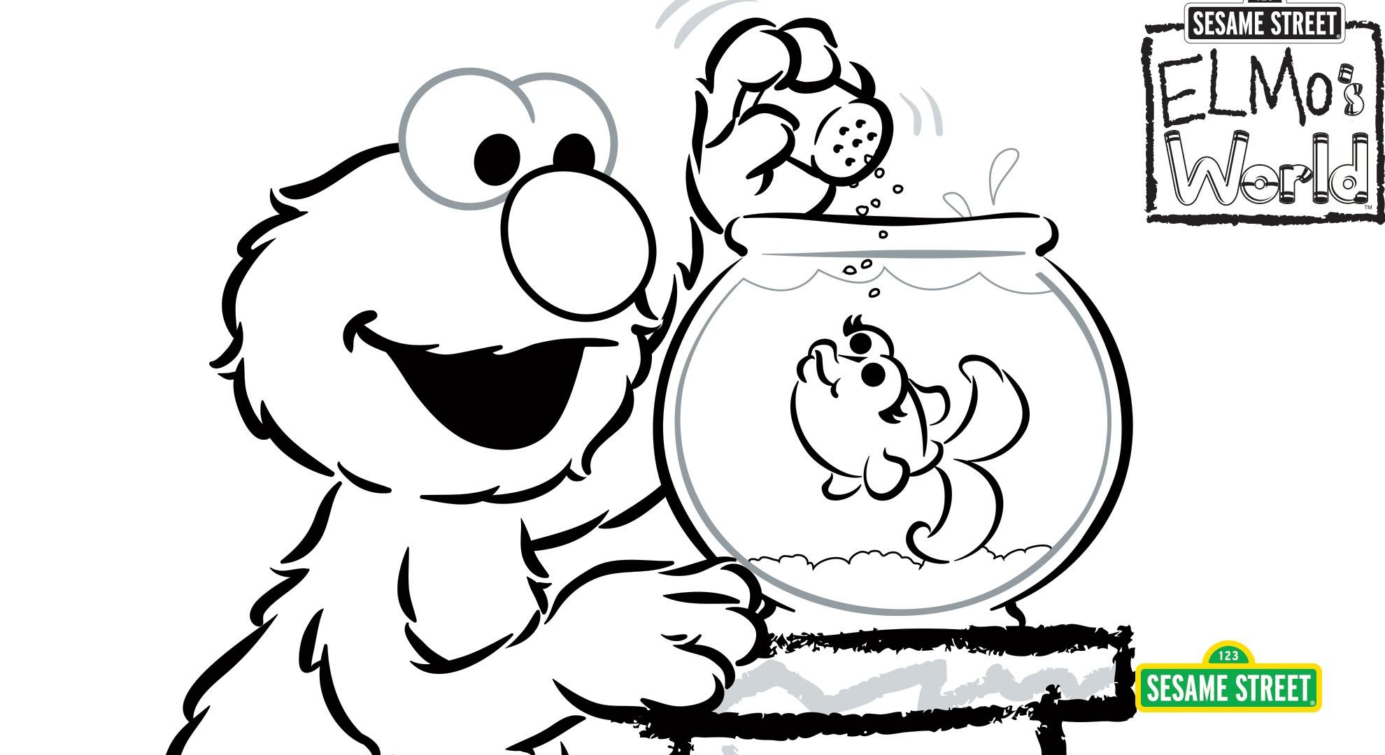 Elmo&amp;#039;S World Coloring Page Printable | Sesame Street | Pbs with Elmo Color Pages Free Printable