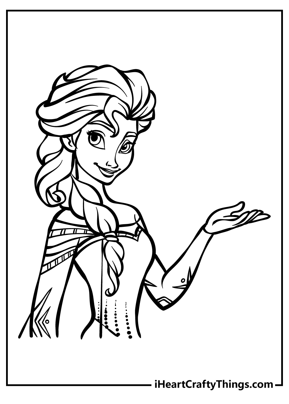 Elsa Coloring Pages (100% Free Printables) intended for Free Printable Coloring Pages Disney Frozen