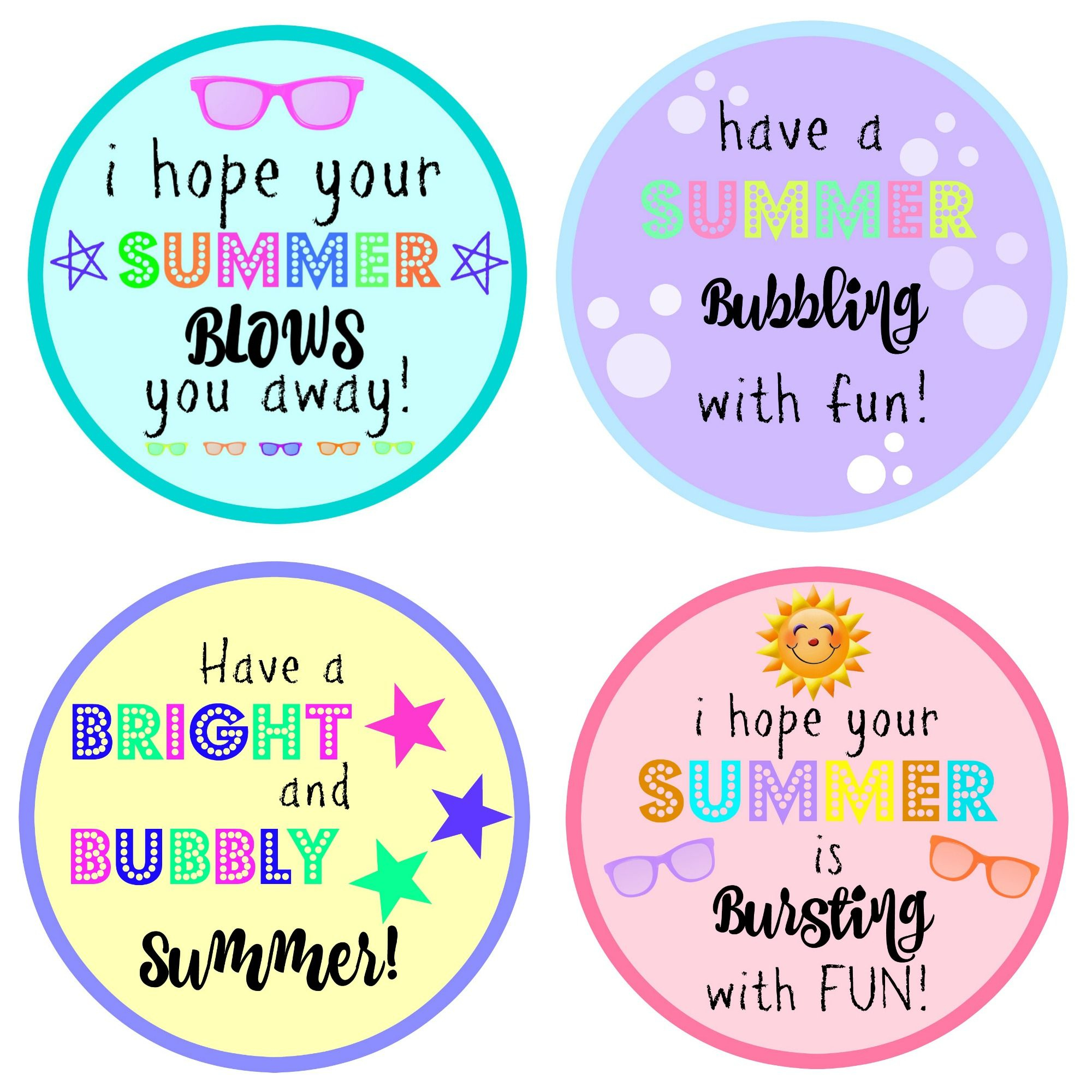 End Of Year Gift: Bubbles With Free Printable - Houston Mommy And with Free Printable Gift Tags For Bubbles