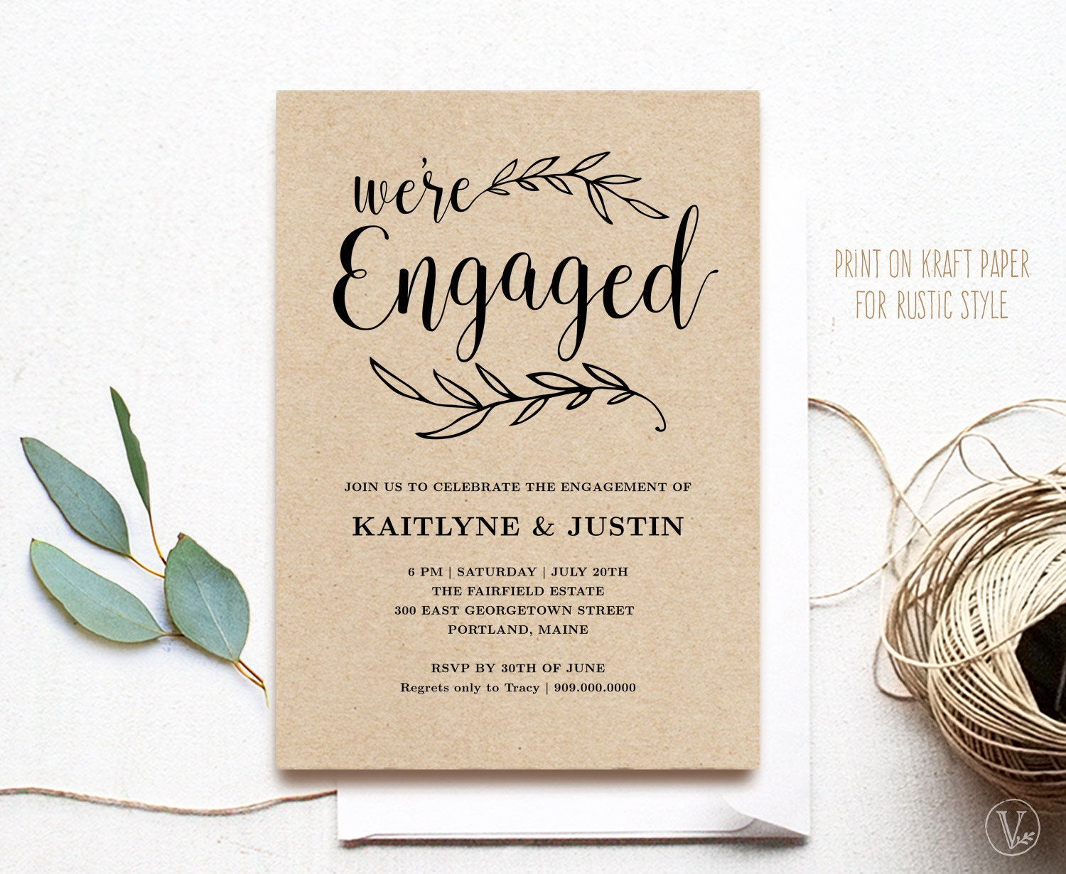 Engagement Invitation Template, Printable Engagement Party in Free Printable Engagement Party Invitations