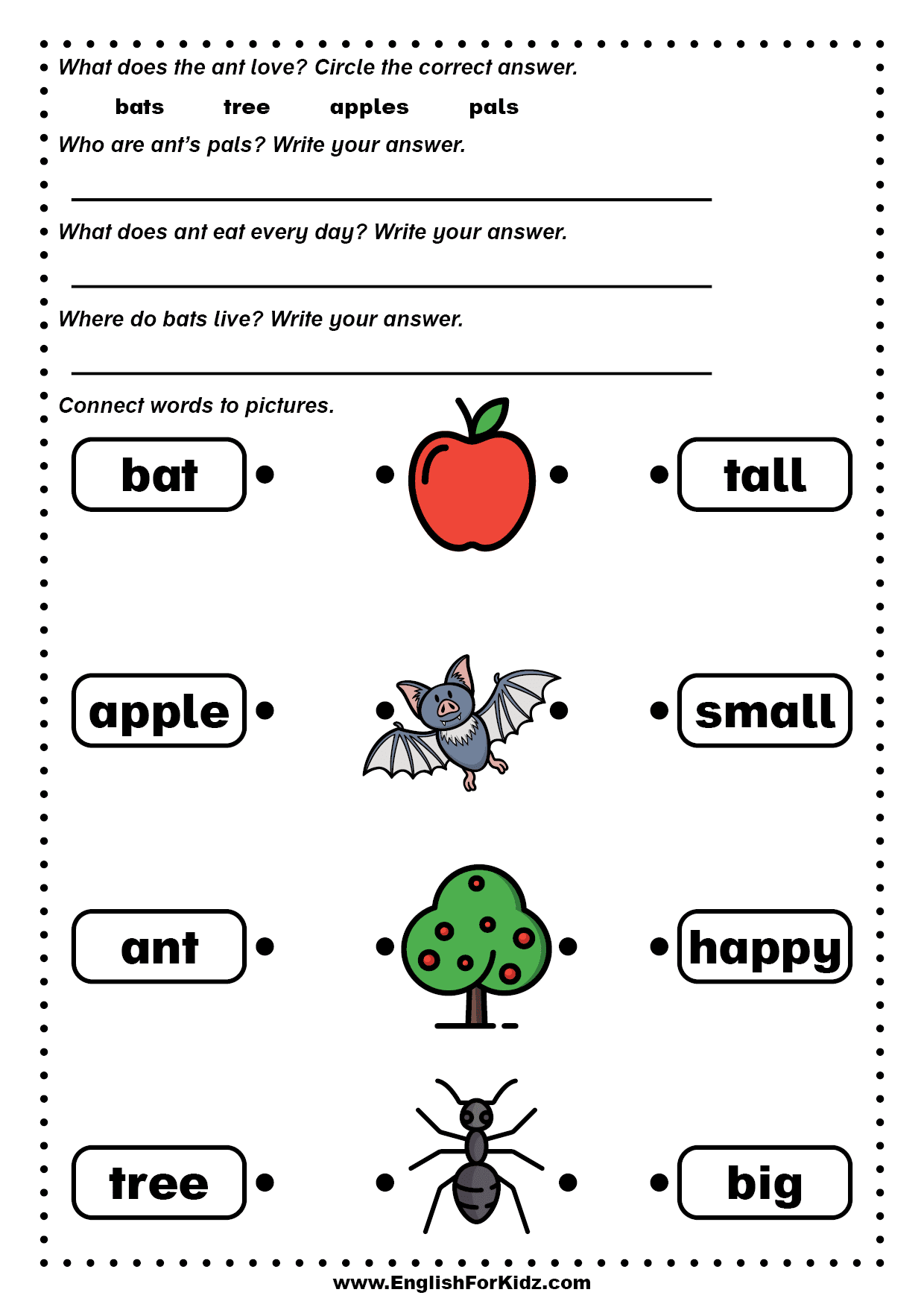 English For Kids Stepstep: Reading For Kindergarten And with Free Printable English Reading Worksheets For Kindergarten