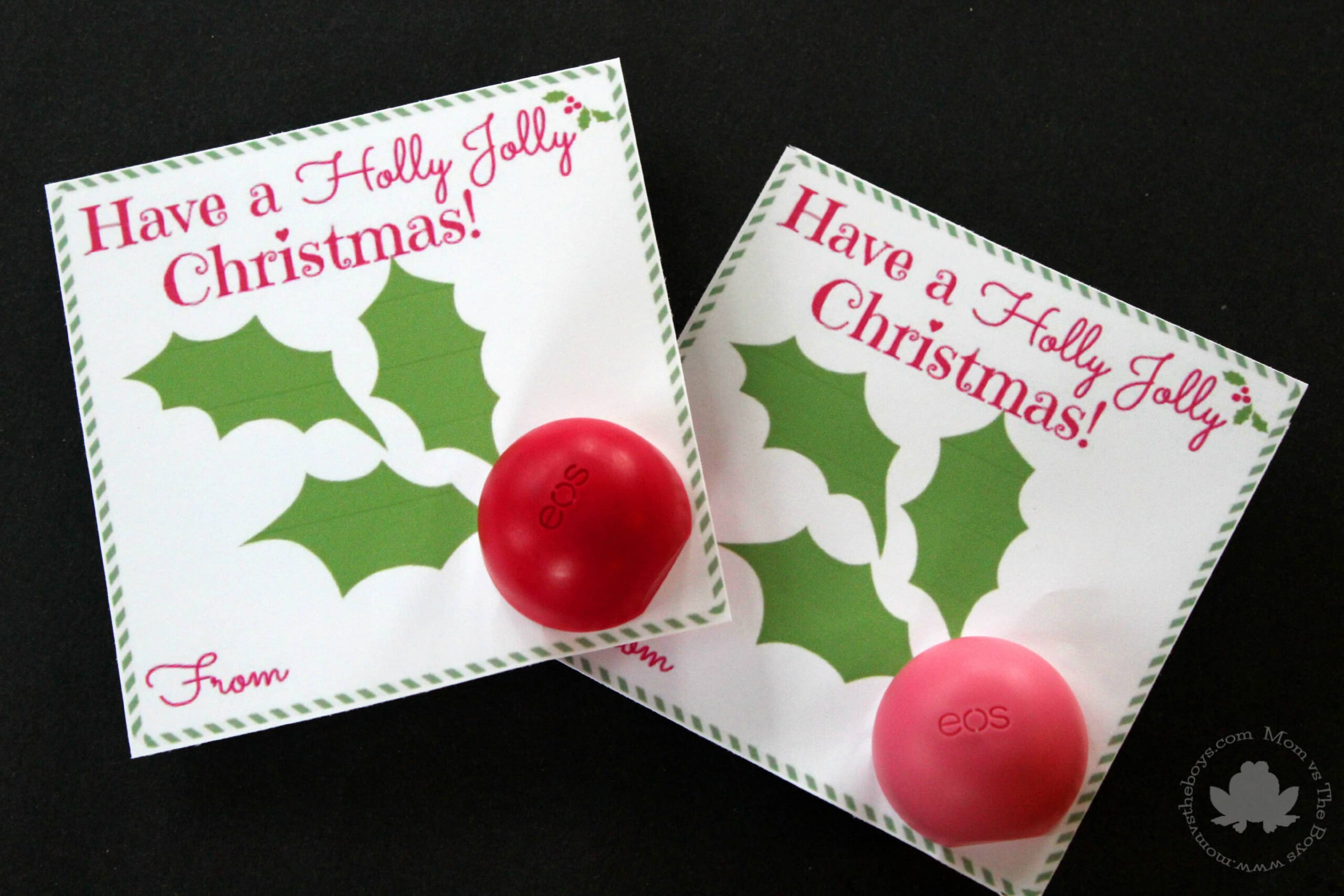 Eos Lip Balm Holly Jolly Card With Printable – Mom Vs The Boys within Free Printable Eos Christmas Card