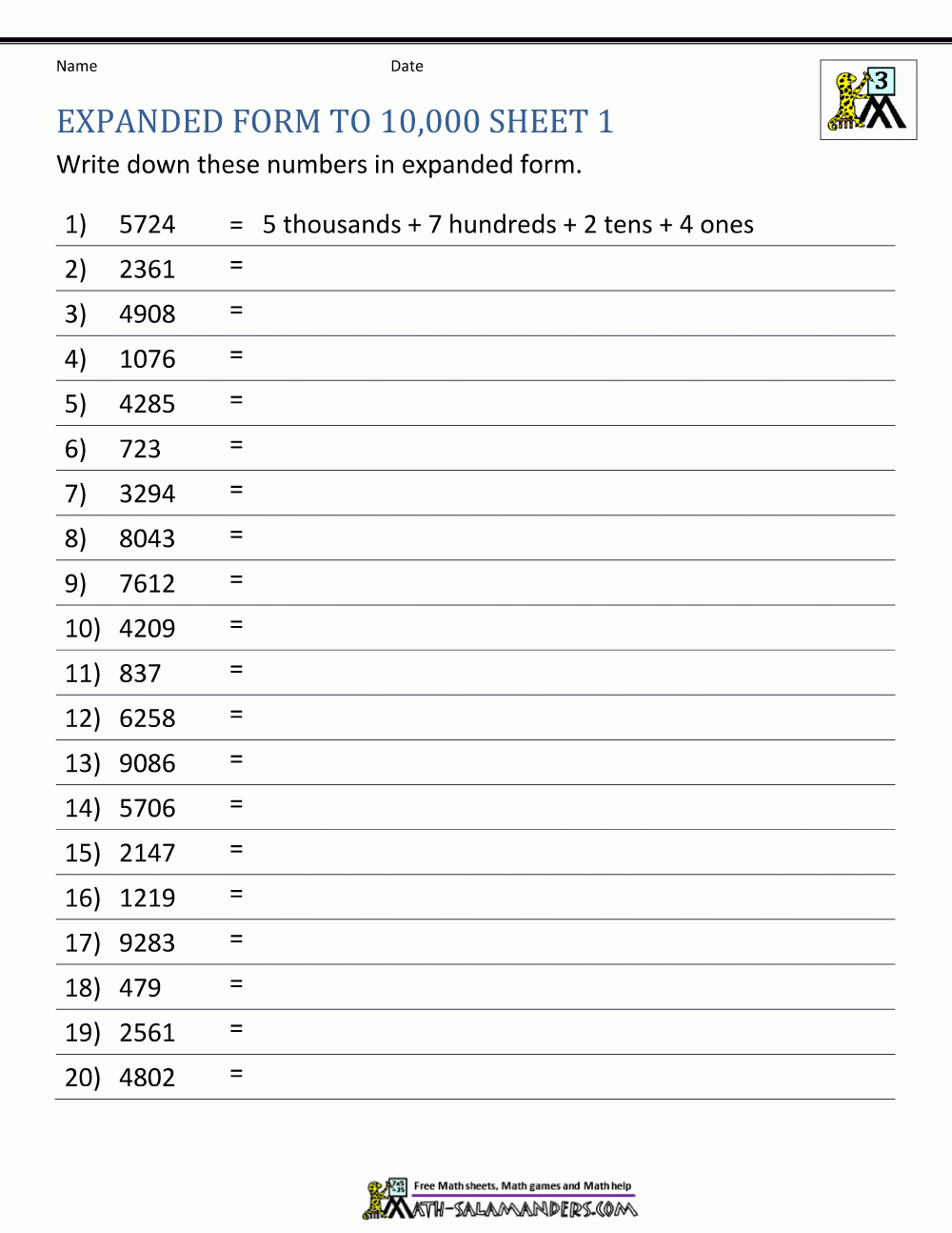 Expanded-Form-To-10000-1.Gif 1.000×1.294 Pixel | Expanded Form regarding Free Printable Expanded Notation Worksheets