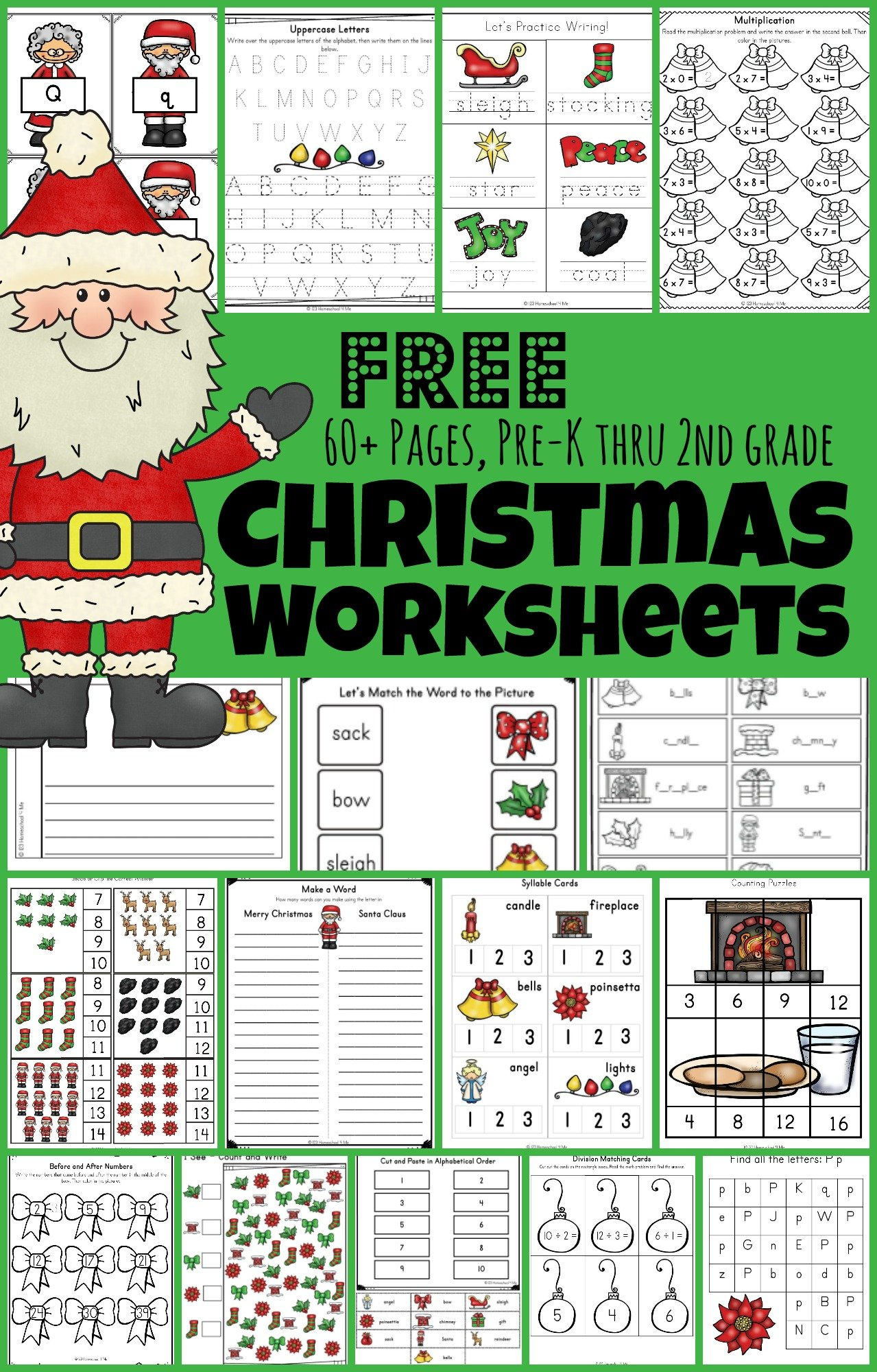 🎅🎄 Free Christmas Worksheets in Free Printable Holiday Worksheets