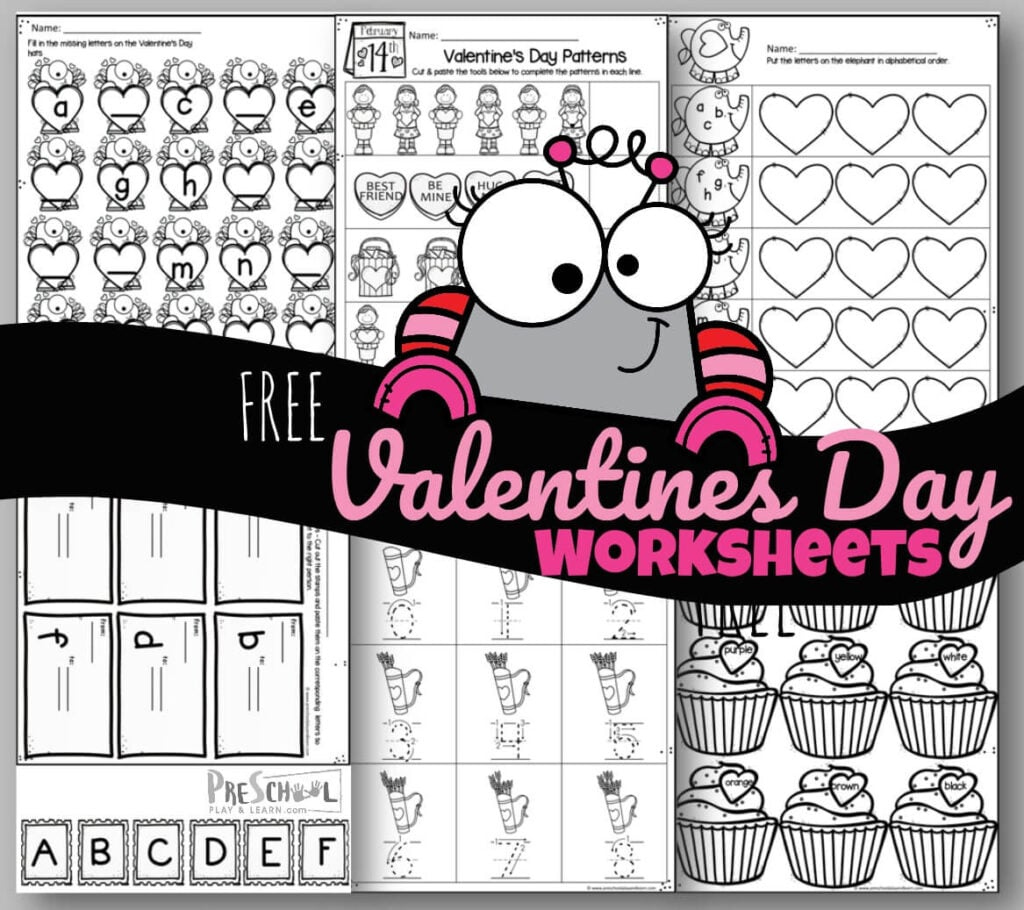 💕 Tons Of Free Printable Valentine&amp;#039;S Day Worksheets with Free Printable Valentine Worksheets for Preschoolers