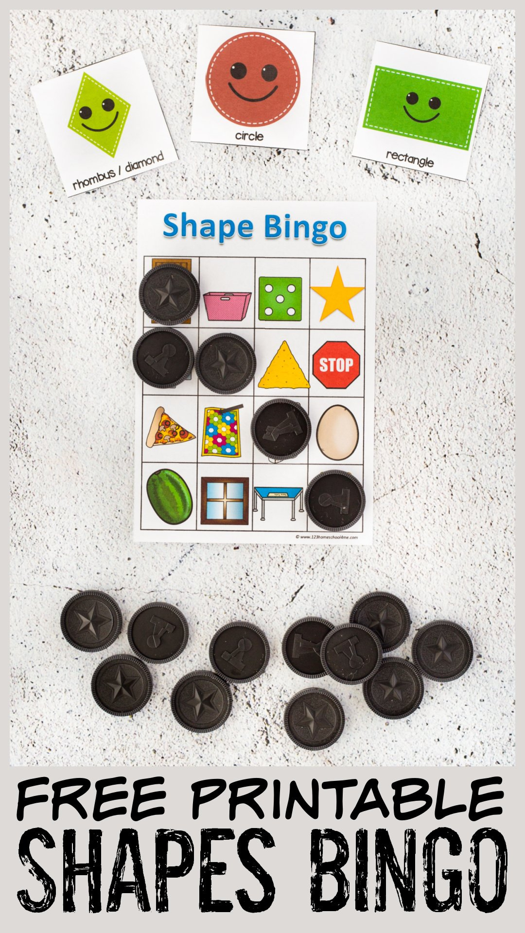 🔵🟪🔺💛 Free Printable Shape Bingo Game For Kids pertaining to 3D Shape Bingo Free Printable