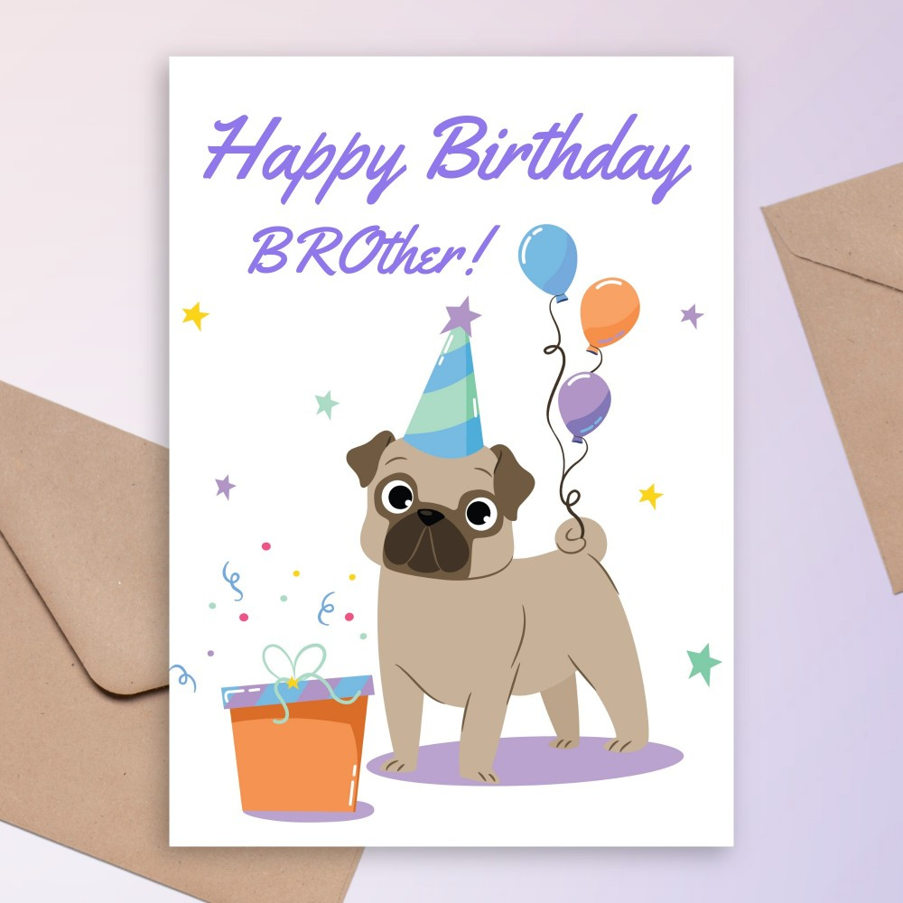 Family Birthday Cards - Customize &amp;amp; Print Or Download within Free Printable Birthday Cards For Brother