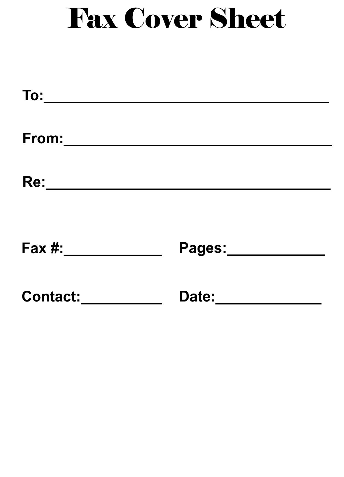 Fancy Fax Cover Sheet Template in Free Printable Fax Cover Sheet