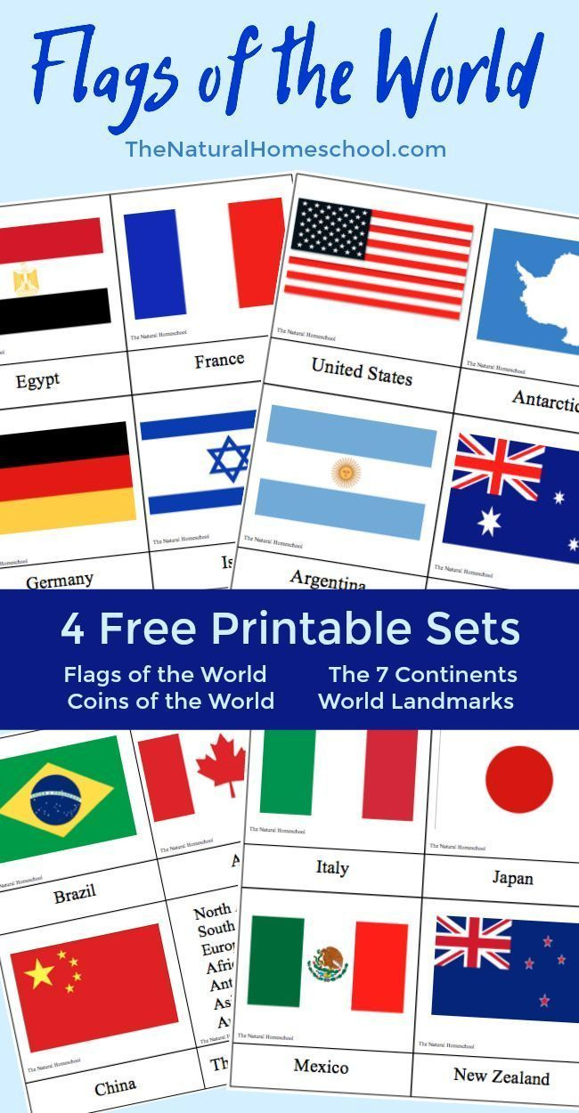 Fantastic Country Flags Of The World With 4 Free Printables intended for Free Printable Flags From Around The World