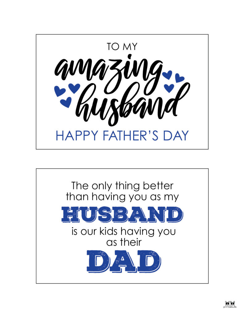 Father&amp;#039;S Day Cards - 50 Free Printables | Printabulls inside Free Printable Father&amp;amp;#039;s Day Card From Wife to Husband