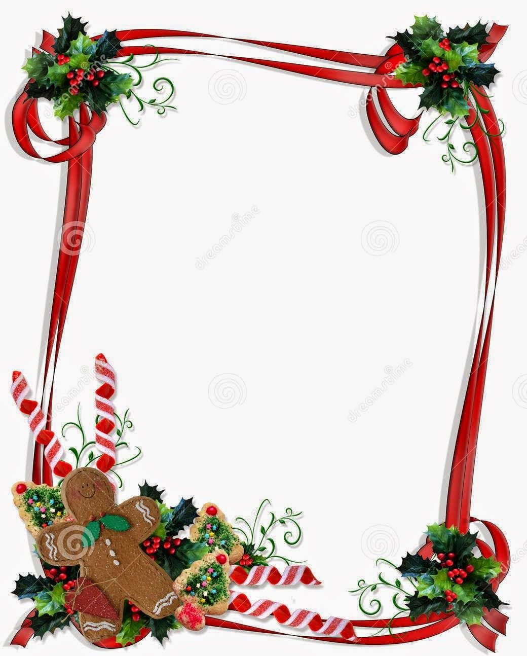 Festive Christmas Clipart Borders For Free Download pertaining to Free Printable Christmas Clip Art